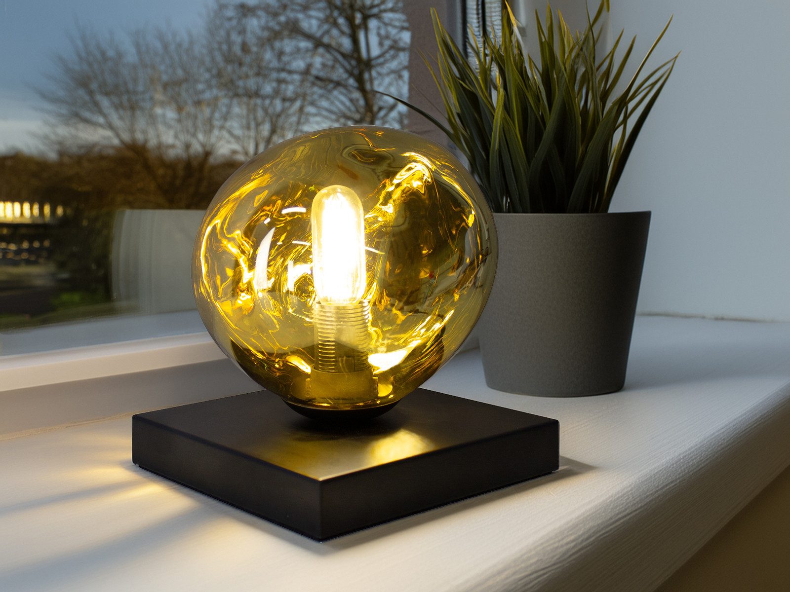 ECO-LIGHT LED Nachttischlampe, LED wechselbar, Warmweiß, günstig online kaufen