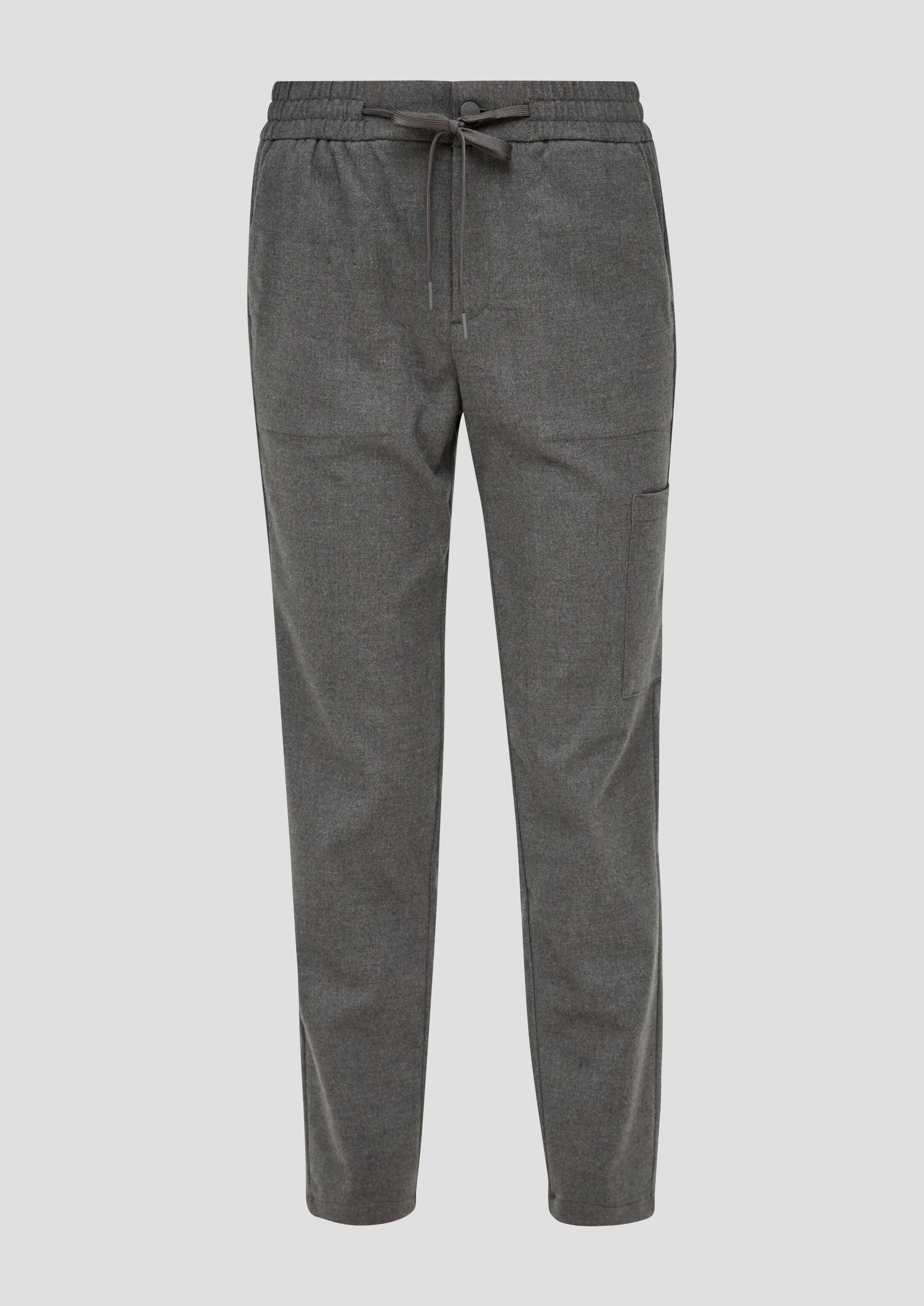 s.Oliver Chinos Hose Relaxed: Twill-Hose mit Tapered Leg