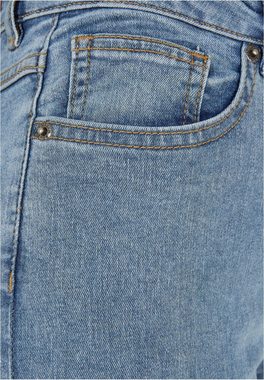 URBAN CLASSICS Bequeme Jeans Urban Classics Damen Ladies Highwaist Straight Slit Denim Pants (1-tlg)