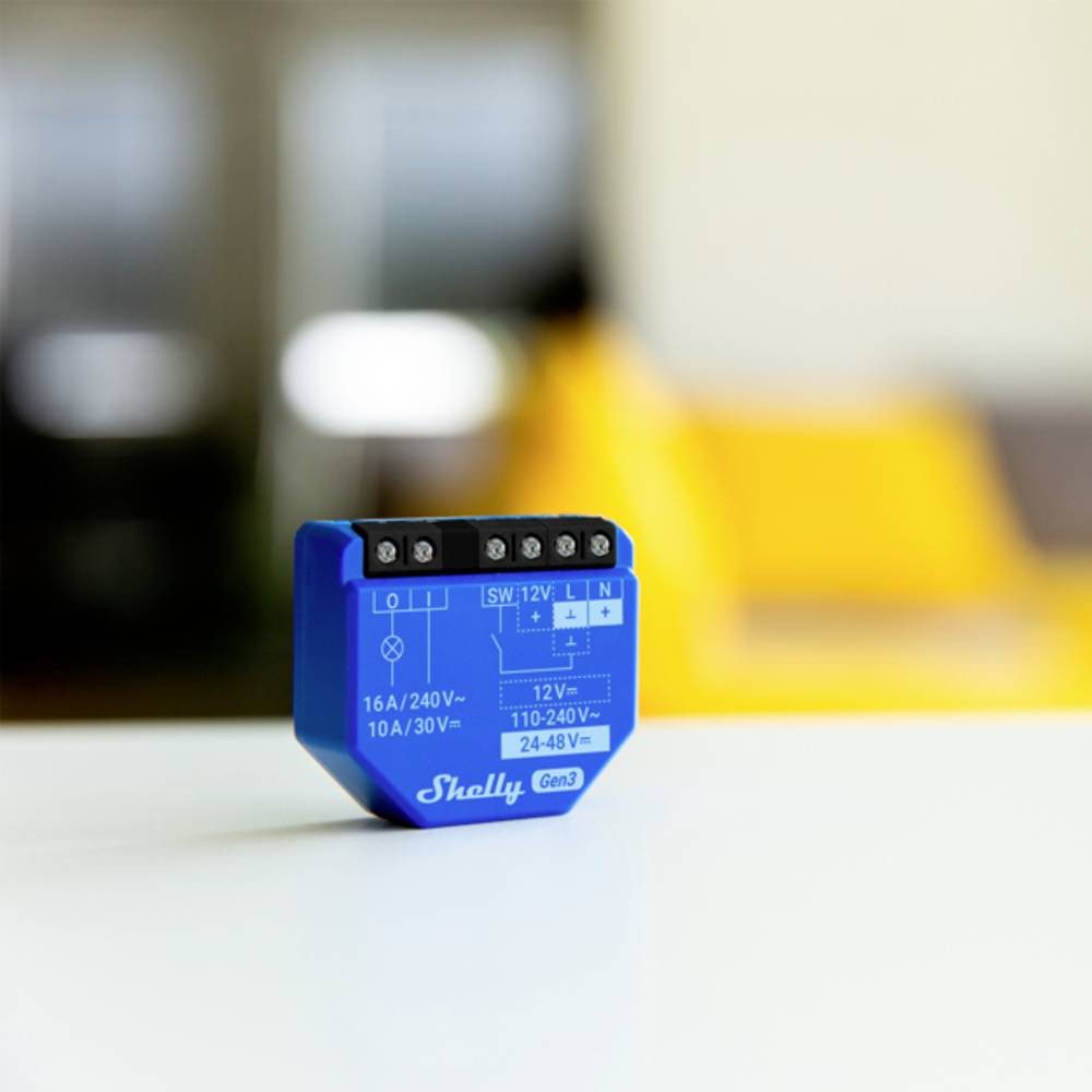 Shelly Unterputz Relais max 16 A, 1 KanalWLAN, BT Shelly_1_Gen3 Smart-Home-Steuerelement