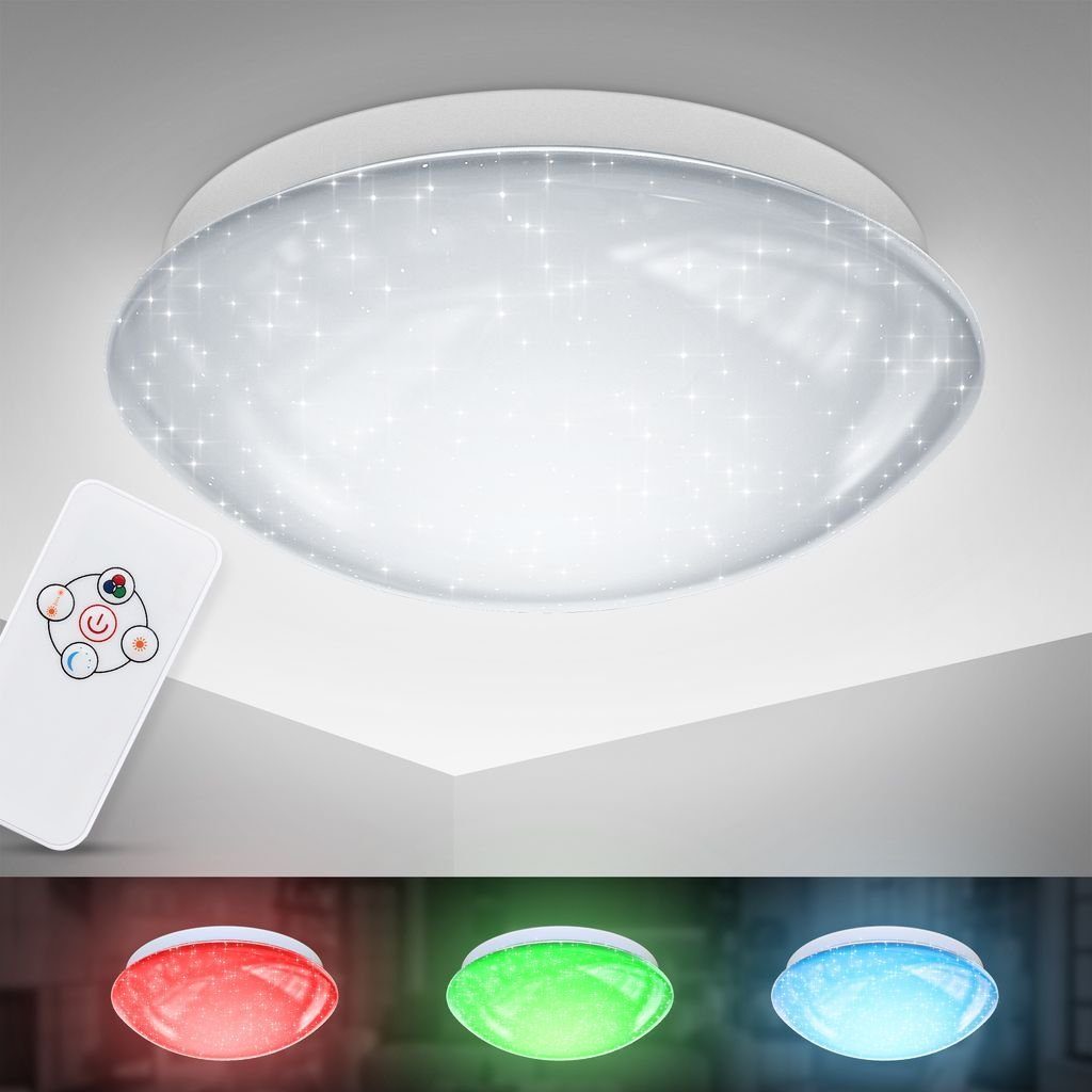 Deckenleuchte LED Deckenlampe 10W RGBW Sternenhimmel - BKL1317