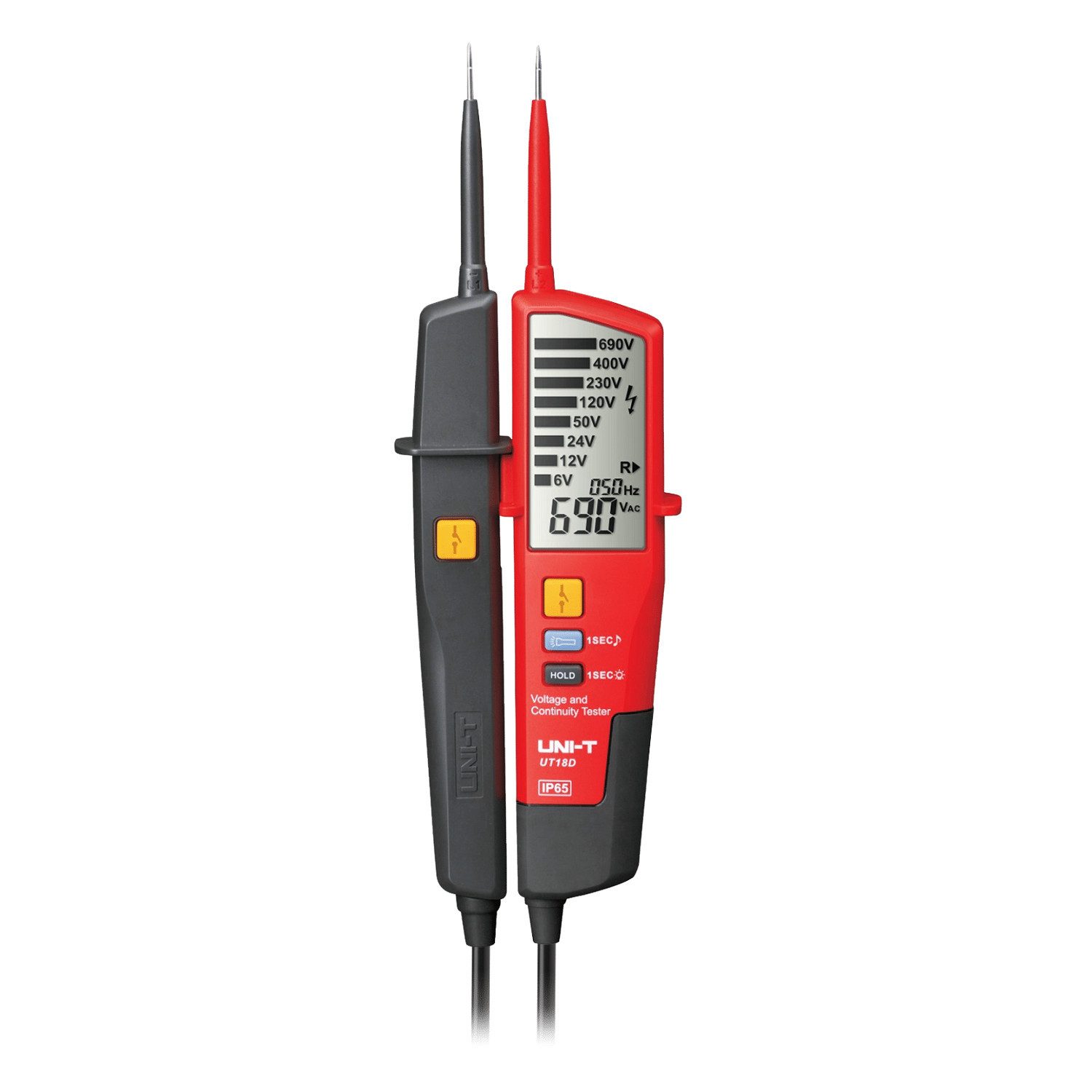 UNI-T Multimeter Universelles Messgerät Spannungsprüfer UT18D, Spannungs- und Phasenprüfer