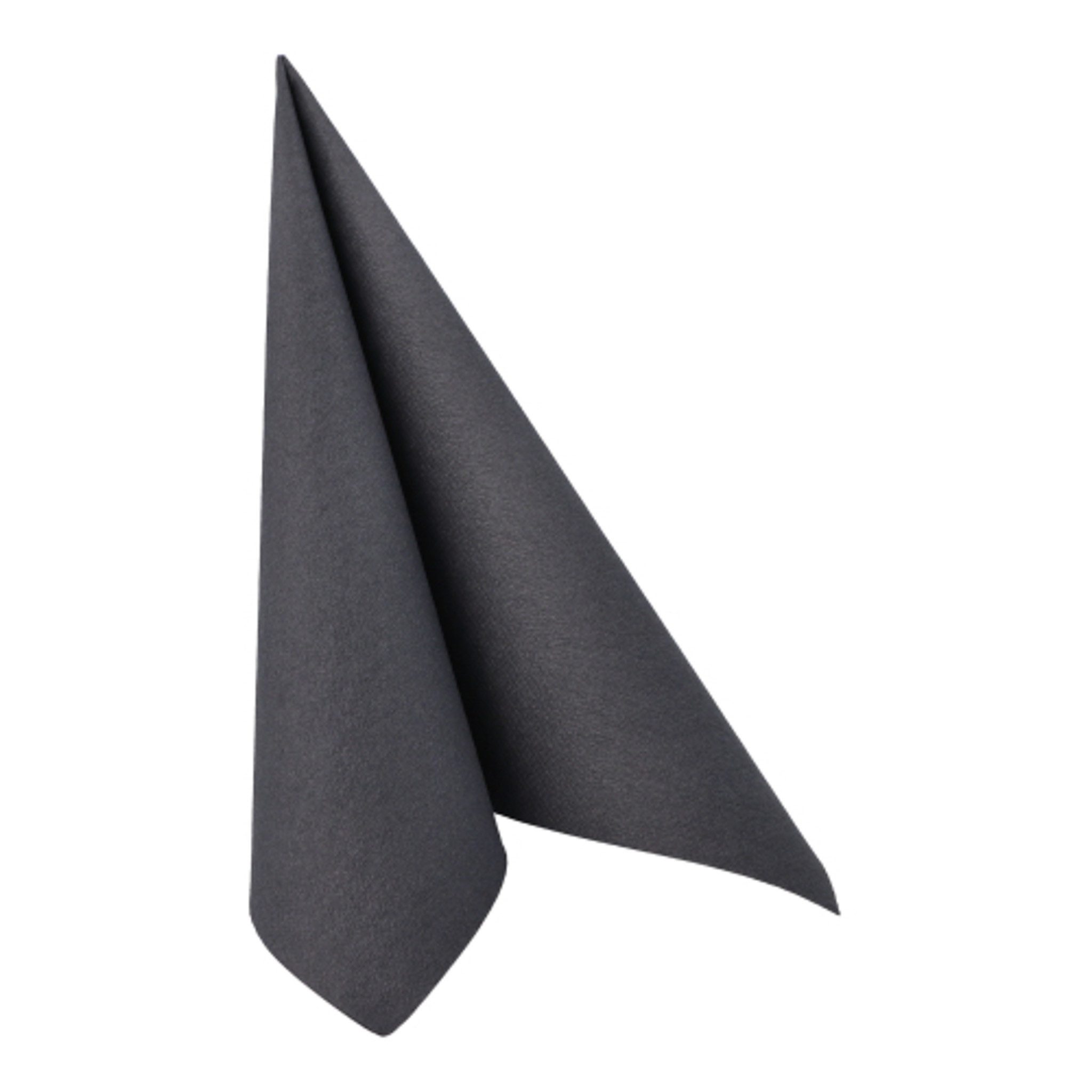 PAPSTAR Papierserviette, Servietten stoffähnlich 40x40cm Royal Collection 250 Stück Schwarz