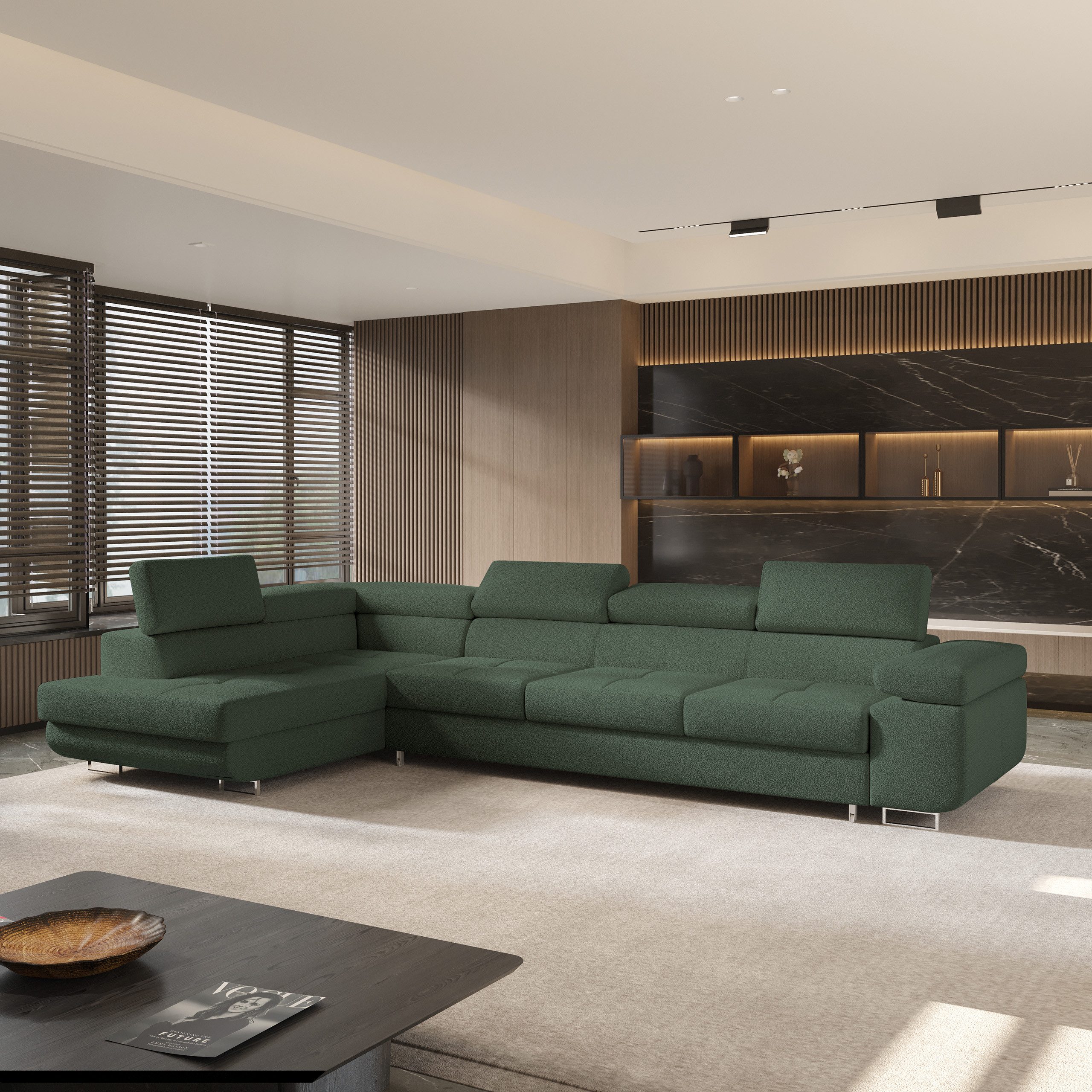 Masseno Ecksofa VICENTE mit Schlaffunktion L-Form, günstig online kaufen