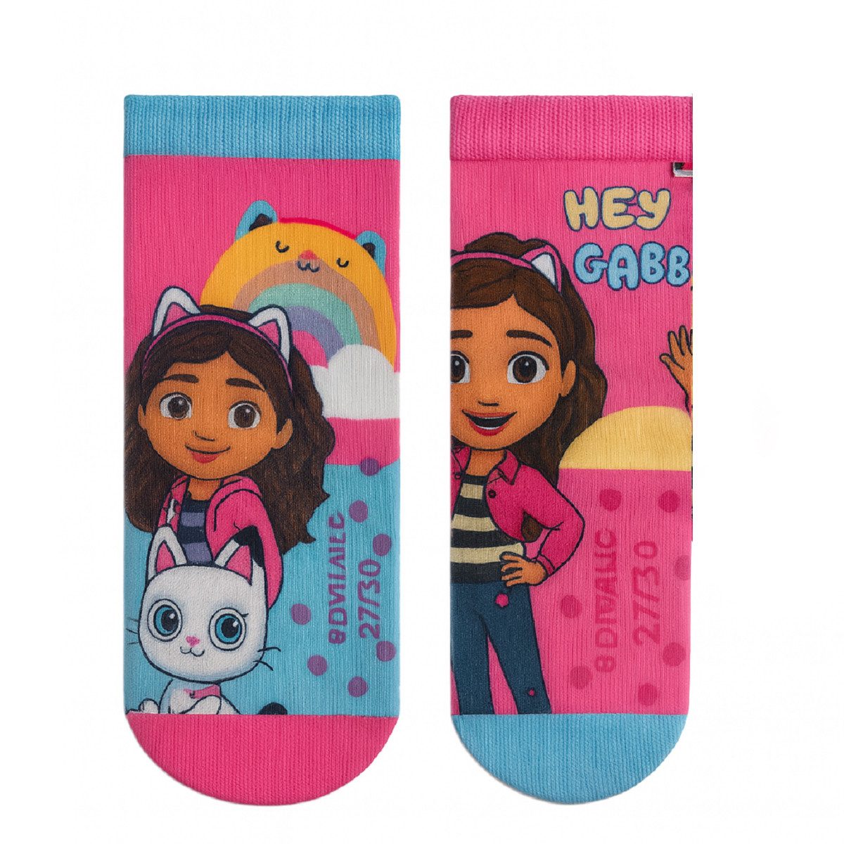 Cerda Socken Gabby’s Dollhouse 2-Paar Socken – Rutschfeste Socken für Kinder