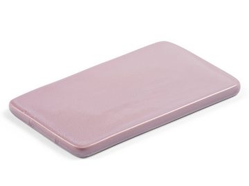 Bitz Servierplatte Side plate lightpink 22 x 12,8 cm, Steinzeug, (Beilagenplatte)