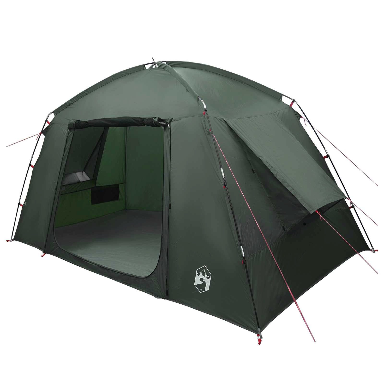 vidaXL Kuppelzelt Hütten-Zelt mit Dach Olivegrün 300 x 210 x 156 cm Polyester, (1 tlg)