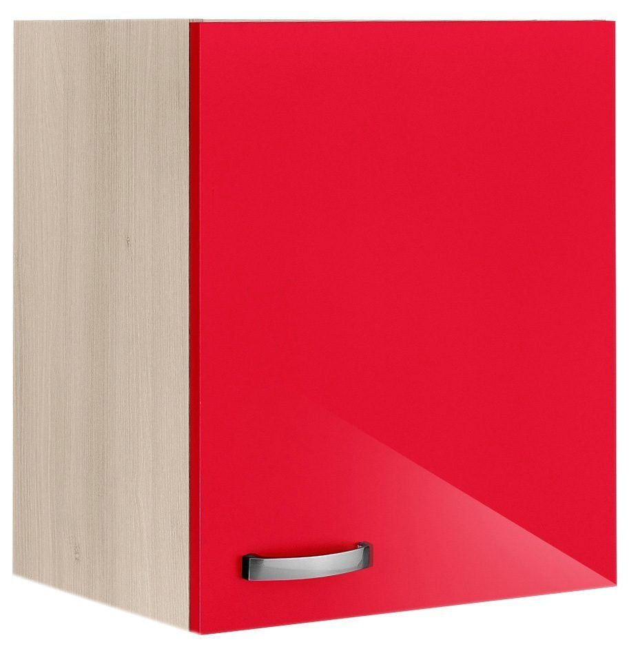 OPTIFIT Hängeschrank Faro, mit Metallgriff, Breite 50 cm rot Glanz