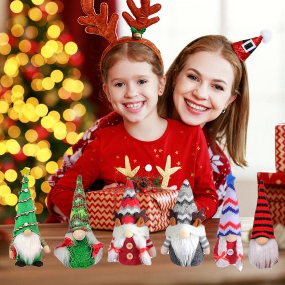 CLTYQ Adventskalender Gnomen Adventskalender 2025 Set mit 24 Gnomen Weihnachtsdekorations, Countdown-Kalendern,Weihnachtskalender,Plüschpuppen – Bild 5 von 5