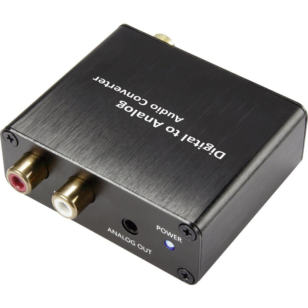 Audio Konverter [Toslink, Cinch-Digital - Cinch, Klinke] unidirektiona Audio-Adapter