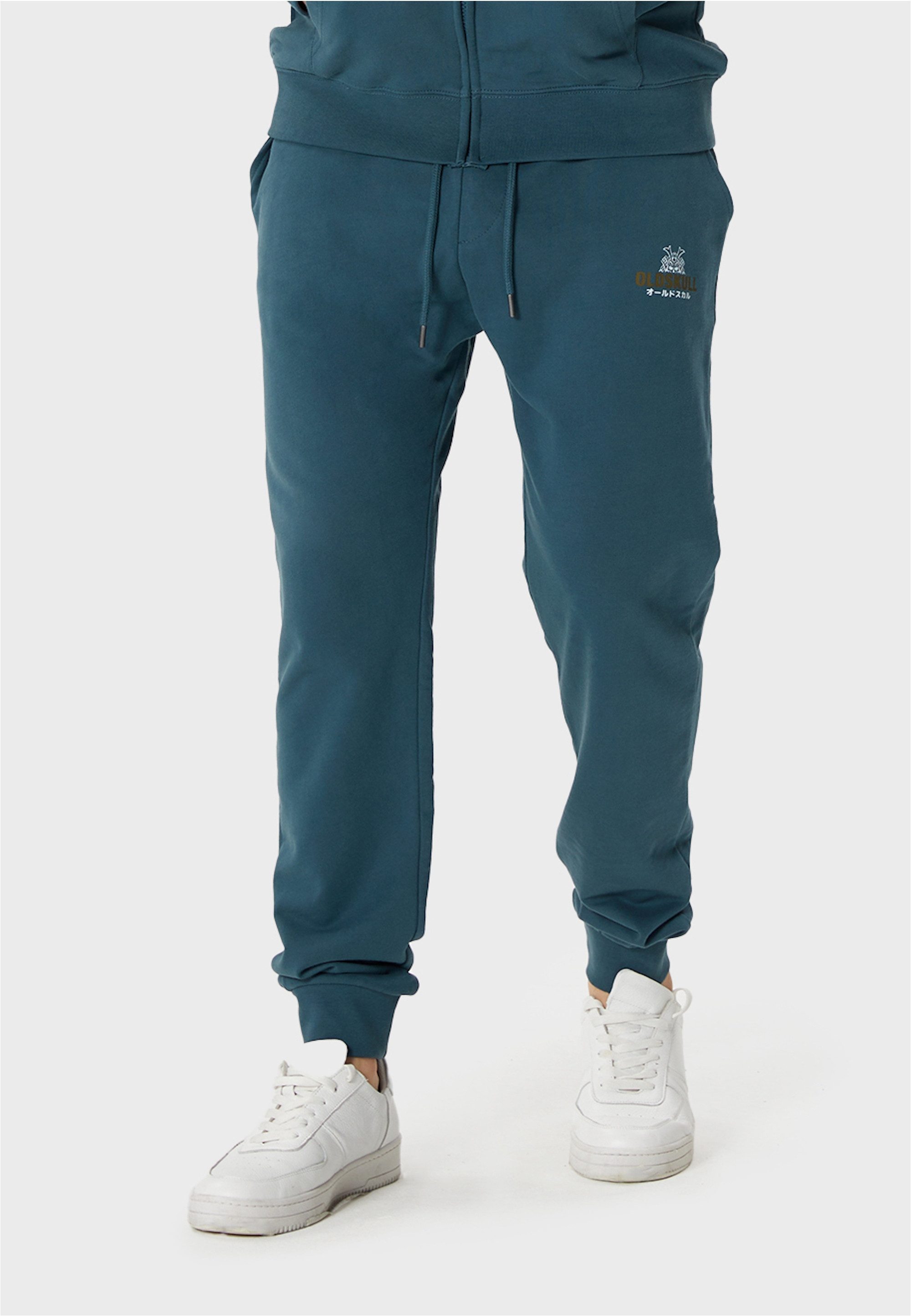 Oldskull Sweathose Basic Osk Samurai (1-tlg) mit elastischen Beinbündchen