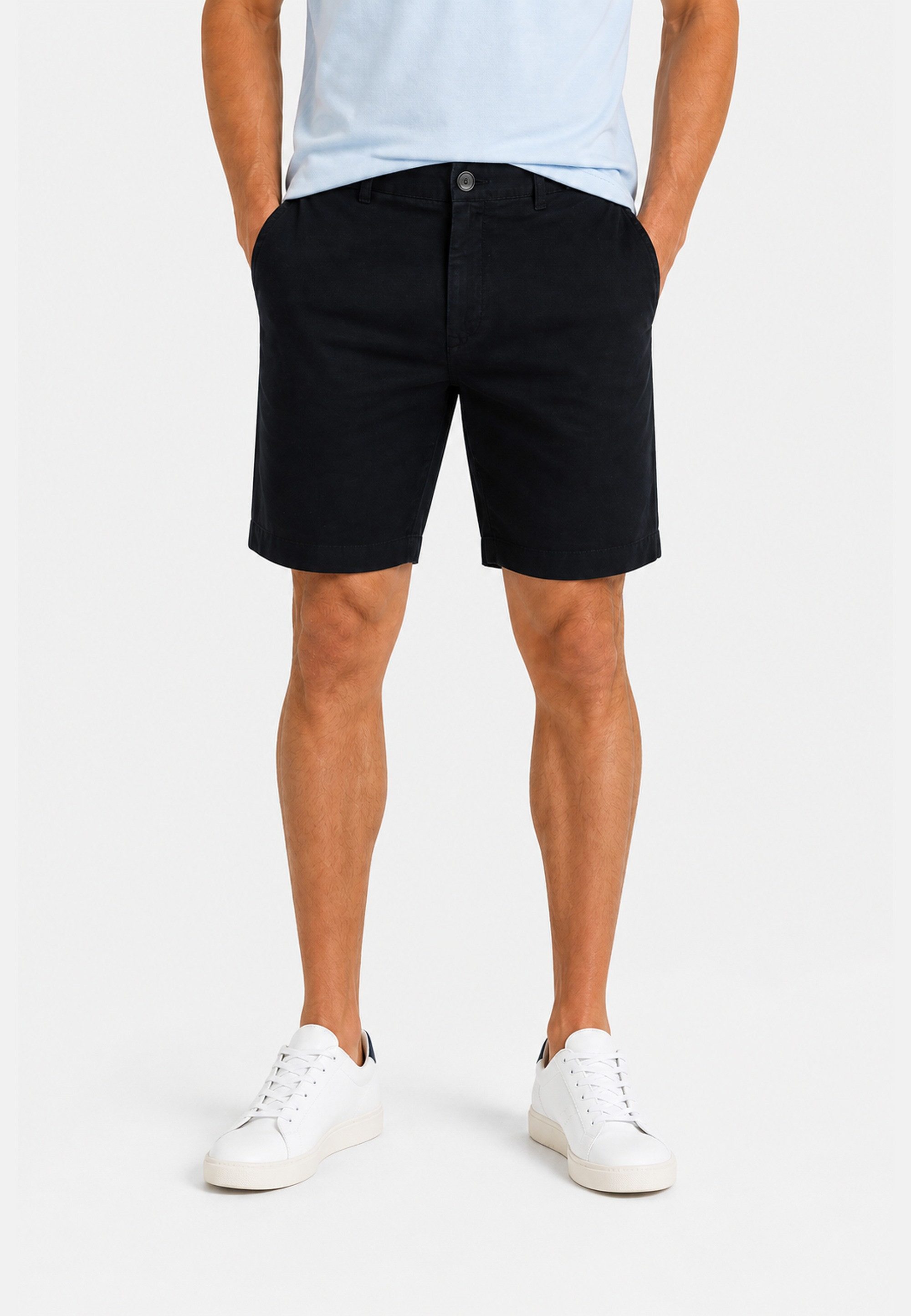 HECHTER PARIS Shorts H-SOMAIN mit luftigem Materialmix
