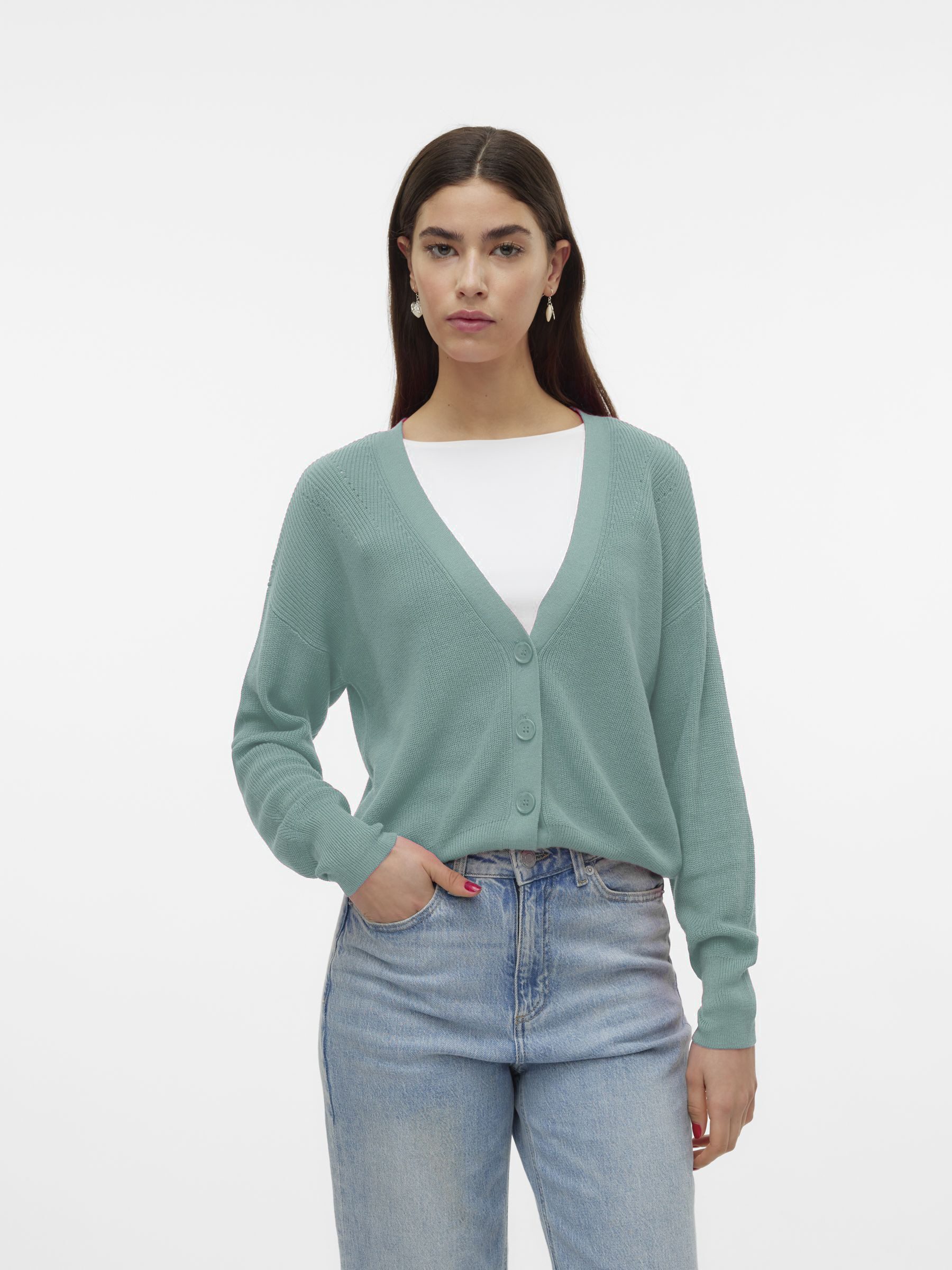 Vero Moda Cardigan Stilvoller Cardigan Feinstrick günstig online kaufen