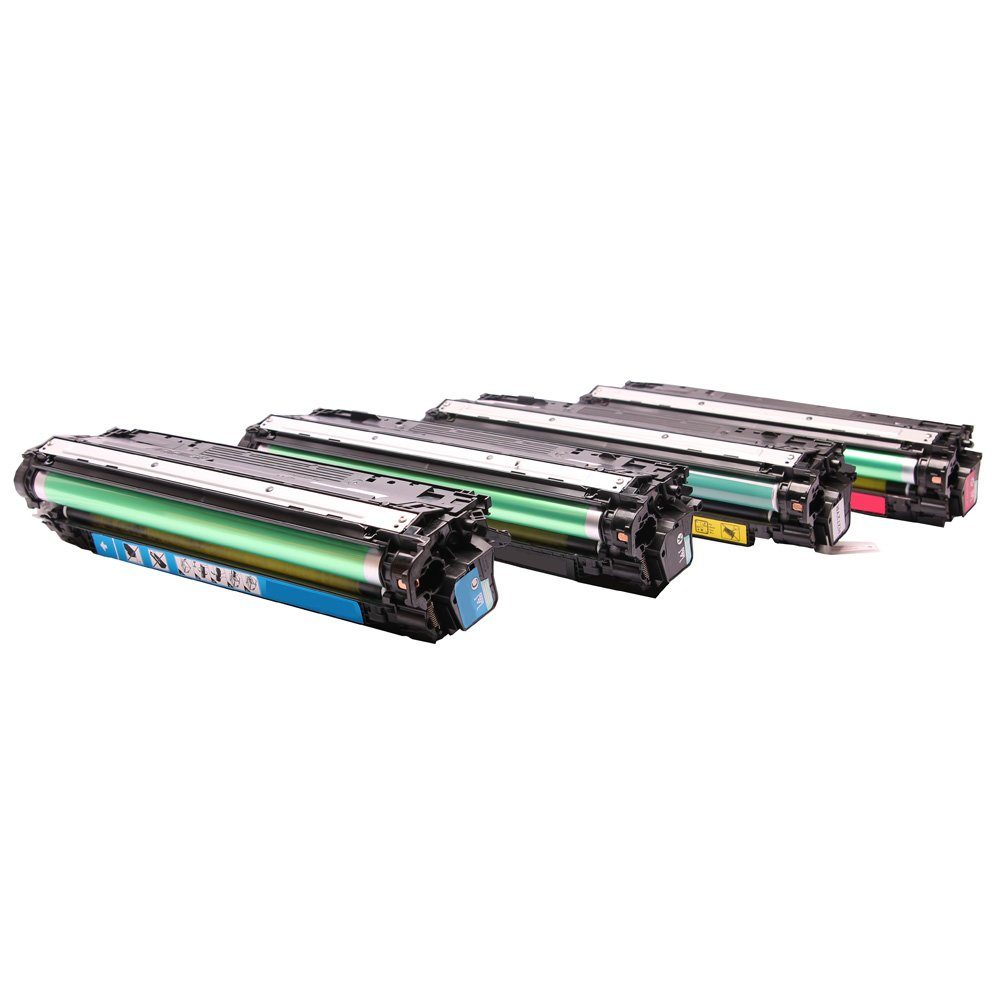 ABC Tonerkartusche, Kompatibles Set 4x Toner für HP Color Laserjet CP5225 CP5225N | Tonerpatronen