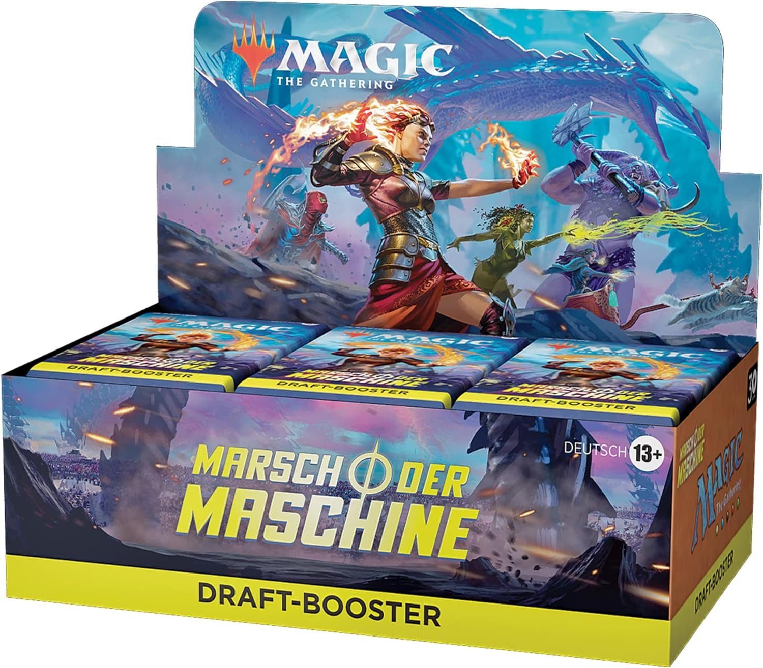Magic the Gathering Sammelkarte Marsch der Maschine Draft Display 36 Booster Deutsch