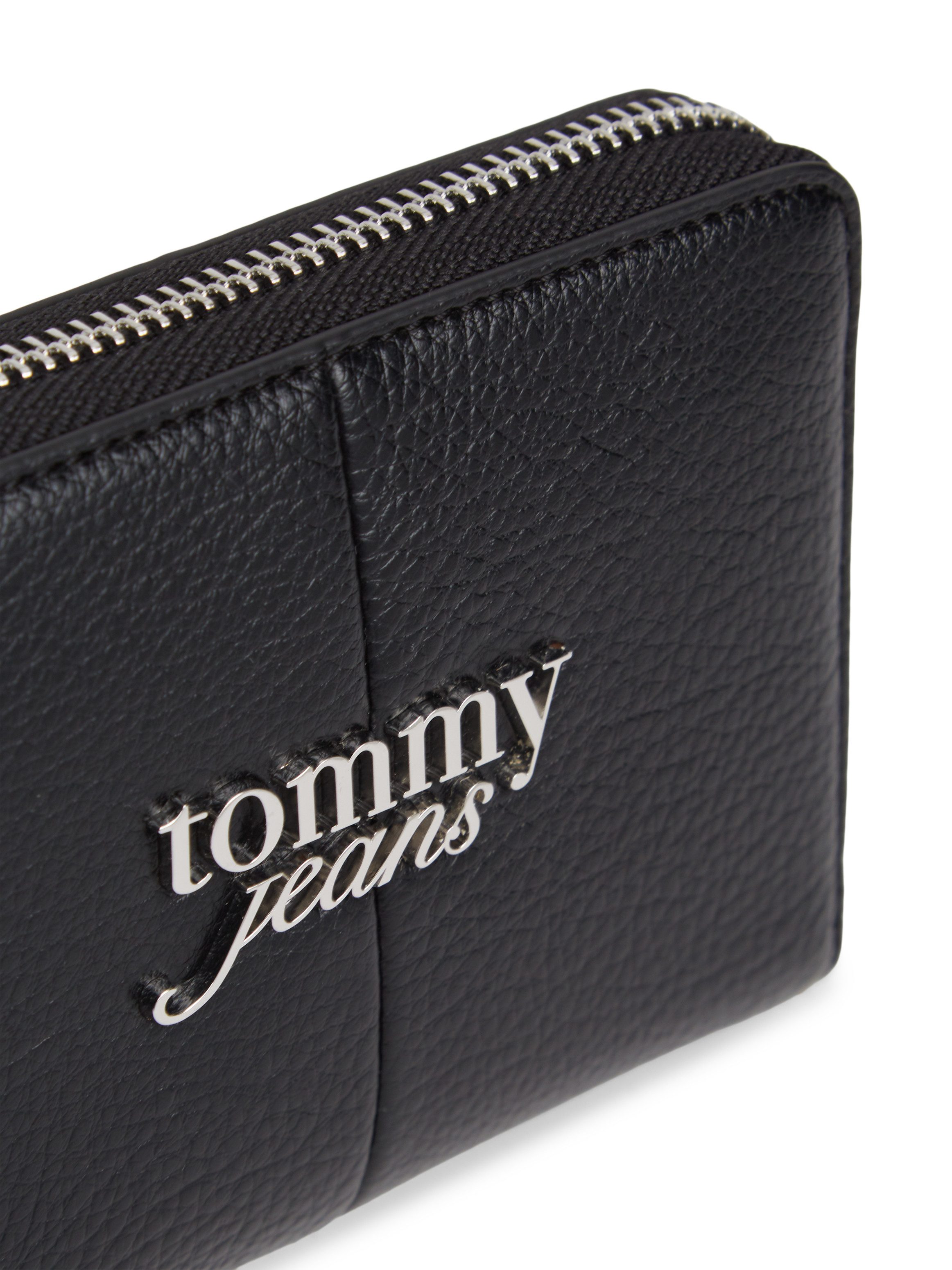 Tommy Jeans Geldbörse TJW BOLD MED ZA, Geldbeutel, Portemonnaie, Money Pocket mit Logoemblem – Bild 4 von 4