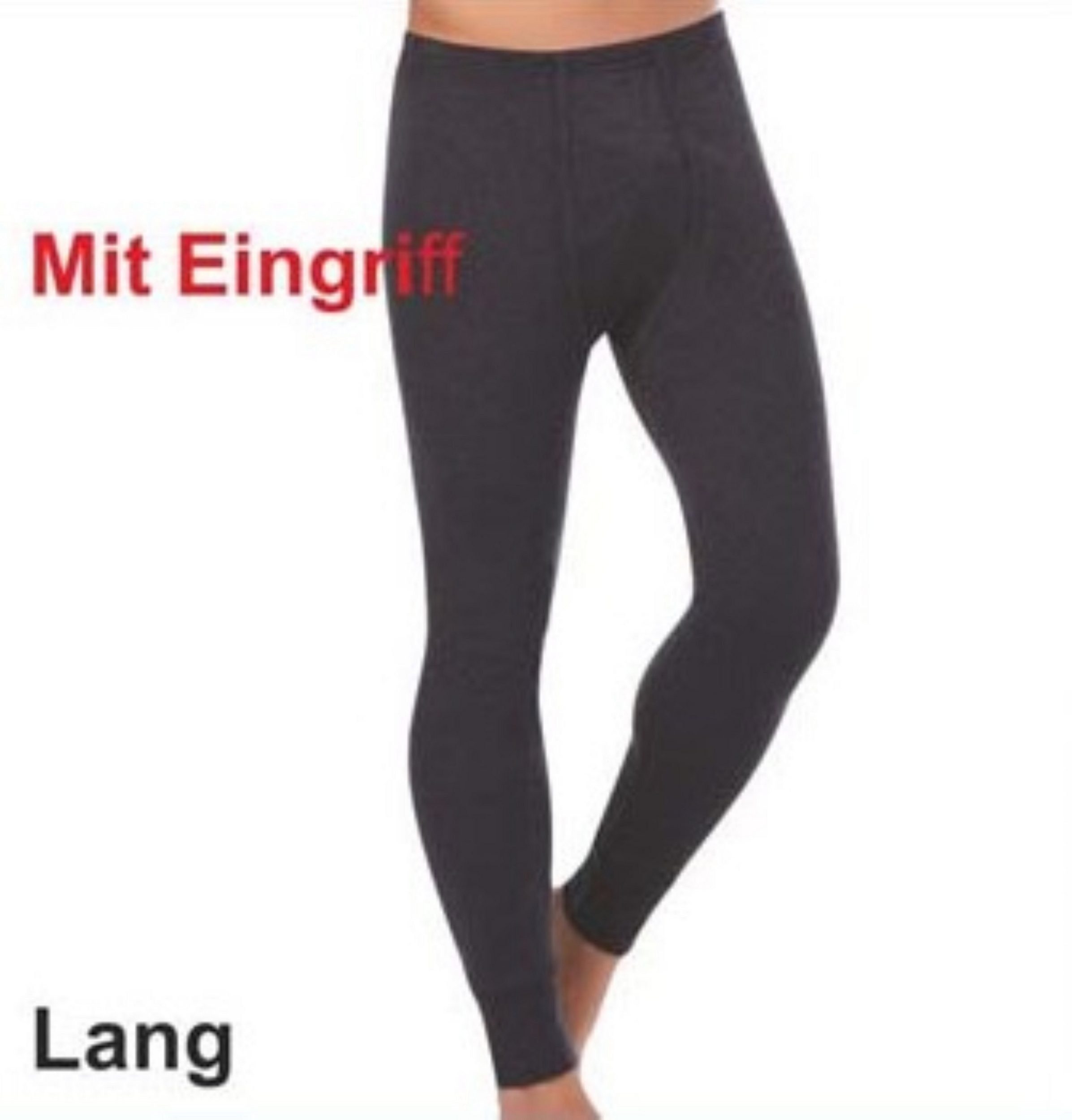 cwonlineshop Thermounterhose unterhosen Herren Legging Lang Anthrazit 2 Stü günstig online kaufen