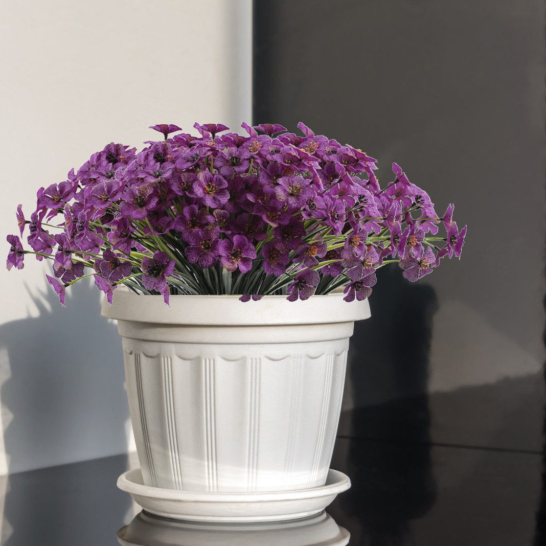 Kunstblumenstrauß Blumen 10 Bündel Künstliche Blumen, günstig online kaufen