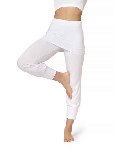 Bellivalini Leggings Yoga Leggings Damen Yogahose mit Rock 3/4 BLV50-276 (1-tlg) mit Rock