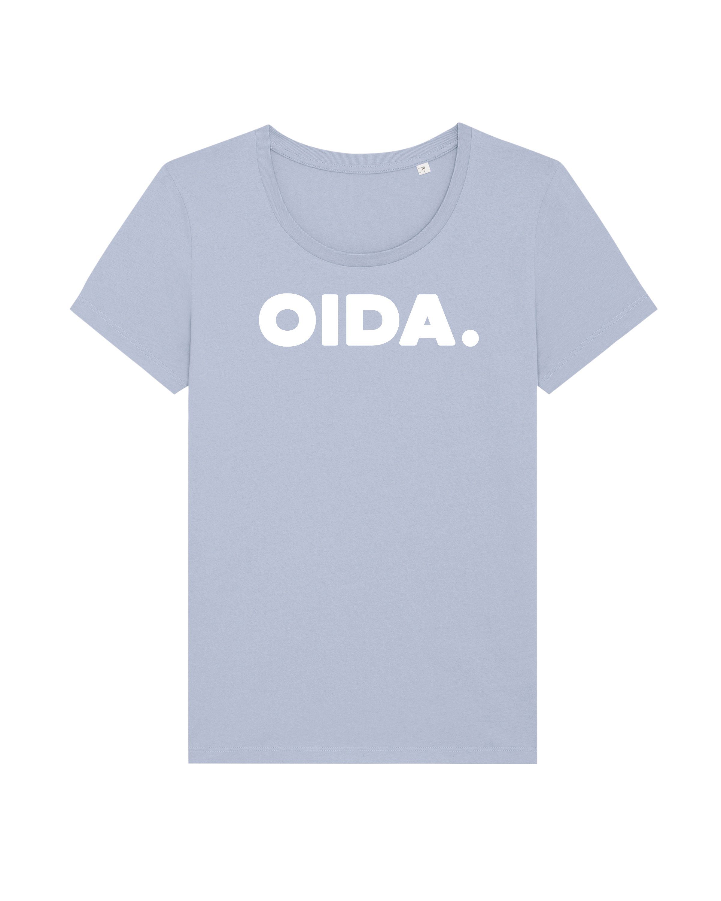 wat? Apparel Print-Shirt Oida (1-tlg) Serene Blue