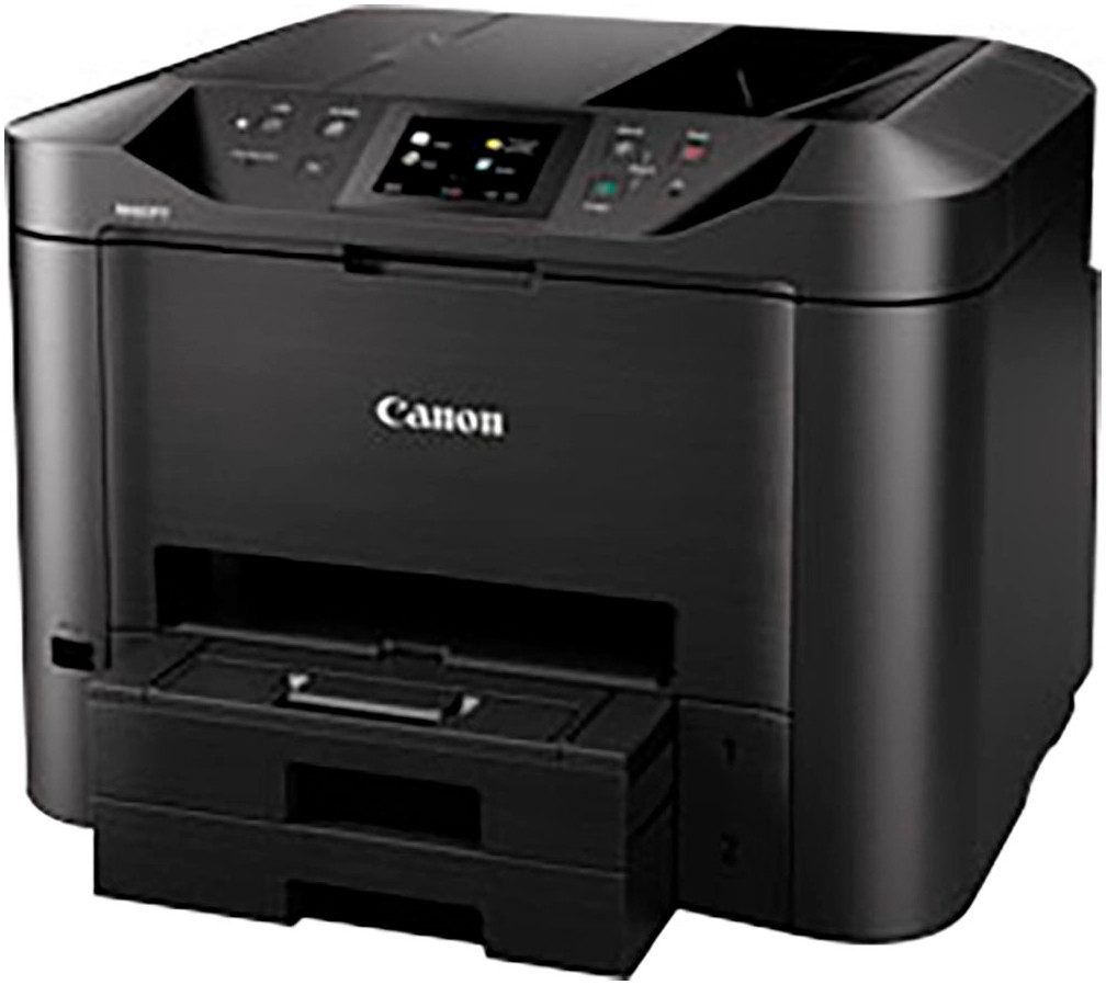 Canon MAXIFY MB5450 Multifunktionsdrucker, (WLAN (Wi-Fi), LAN (Ethernet), 4in1 Tintenstrahl-Multifunktionsgerät mit Duplex-ADF+hohen Reichweiten)