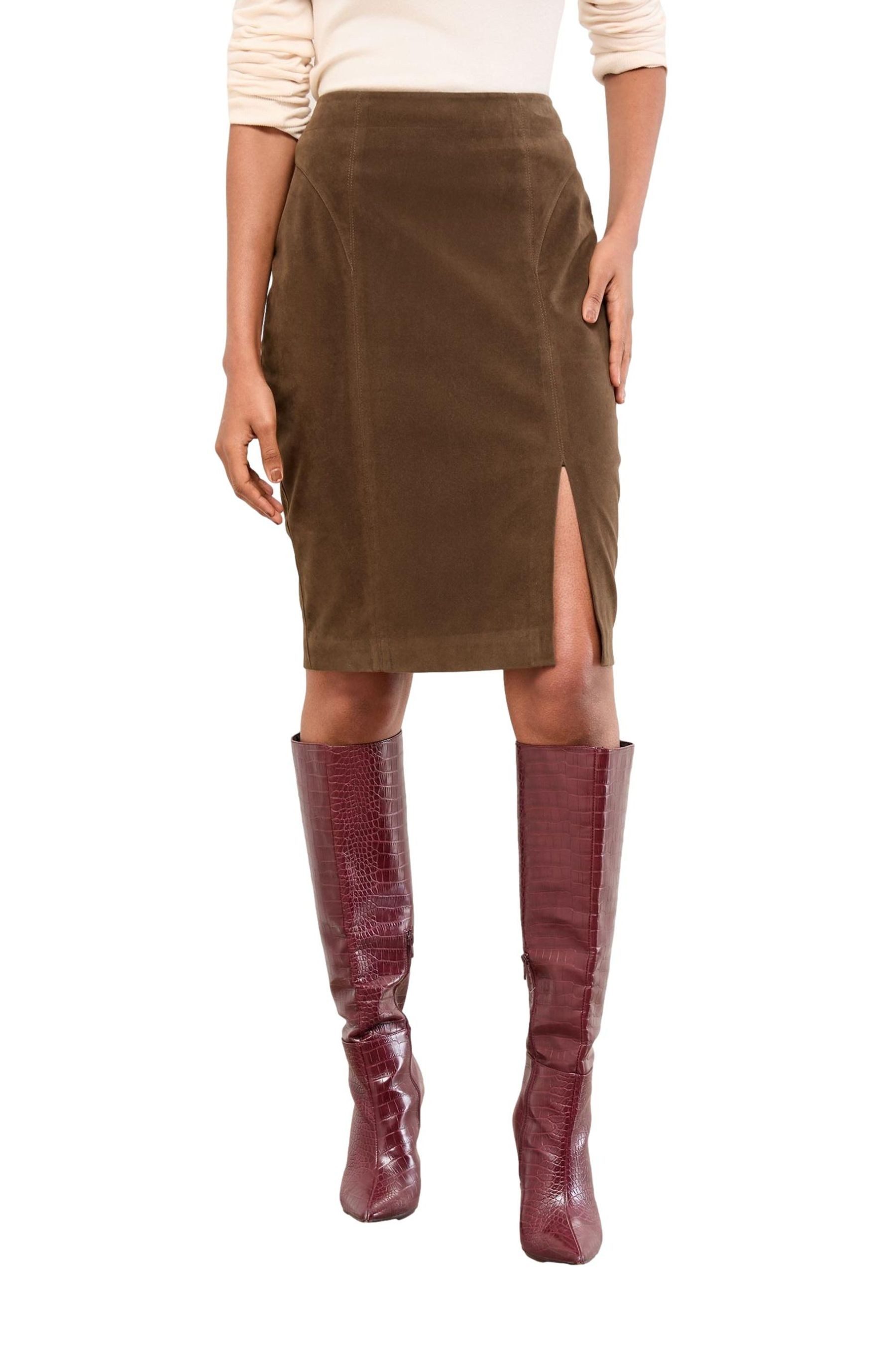 Midirock Lipsy Midirock mit Seitenschlitz, Regular