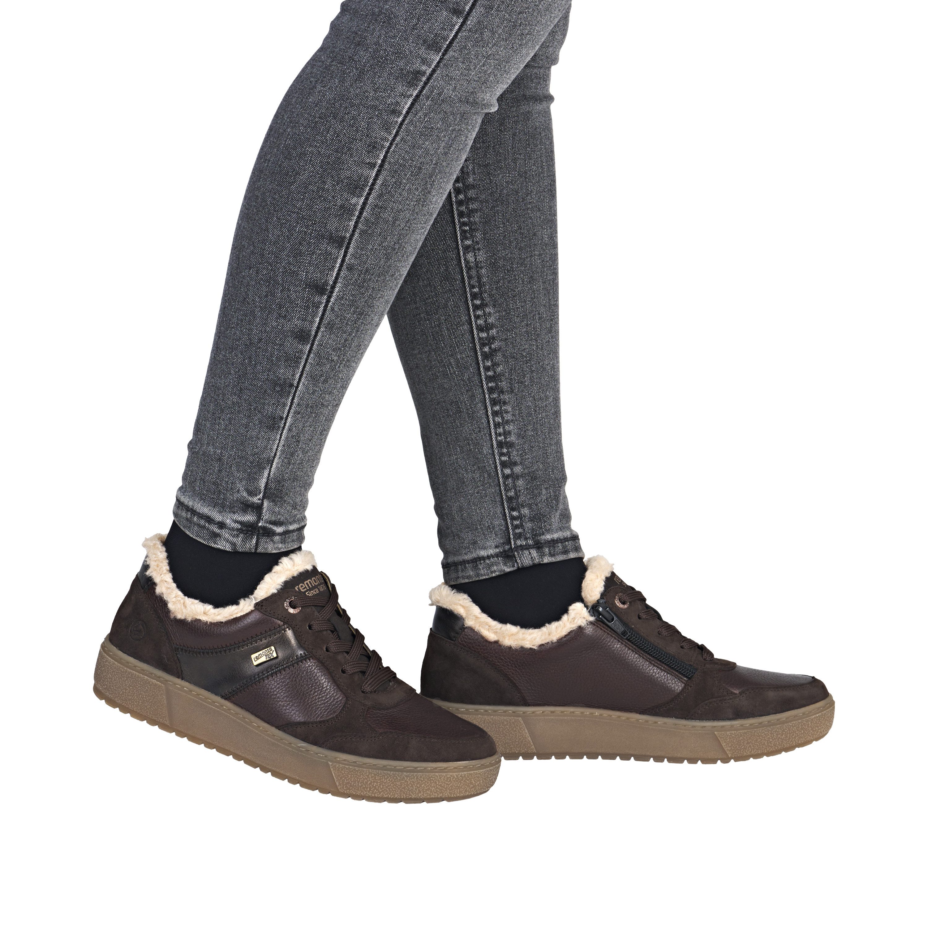 Remonte Plateausneaker Schnürschuh, Halbschuh mit wasserabweisender TEX-Membran