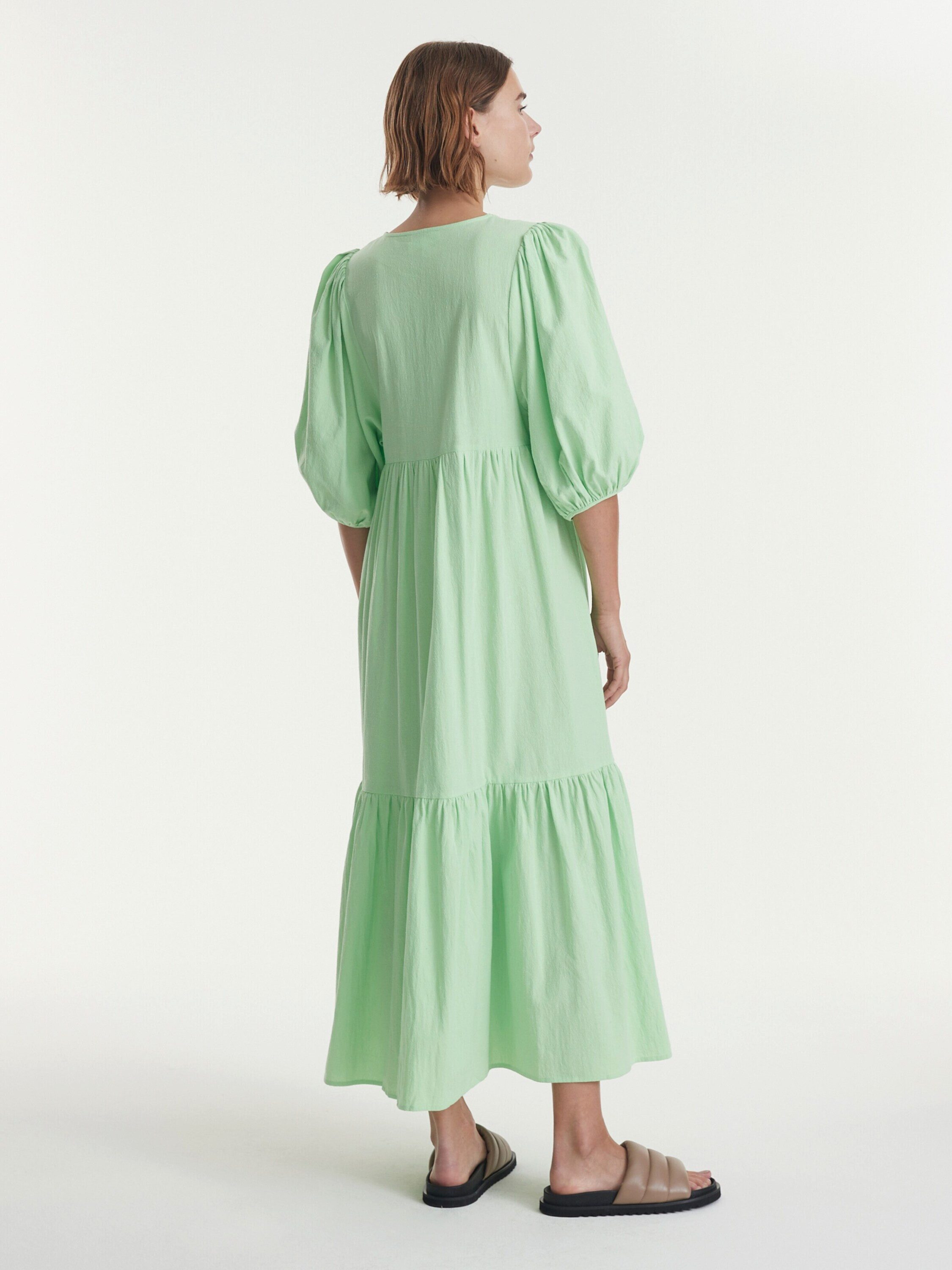 EDITED Volantkleid Samoa (1-tlg) Drapiert/gerafft