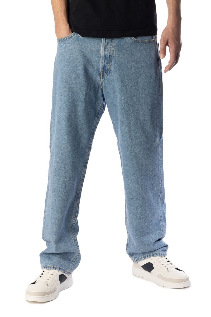 Jack & Jones Loose-fit-Jeans JACK & JONES Loose Fit Jeans Eddie Blue Denim / Blau