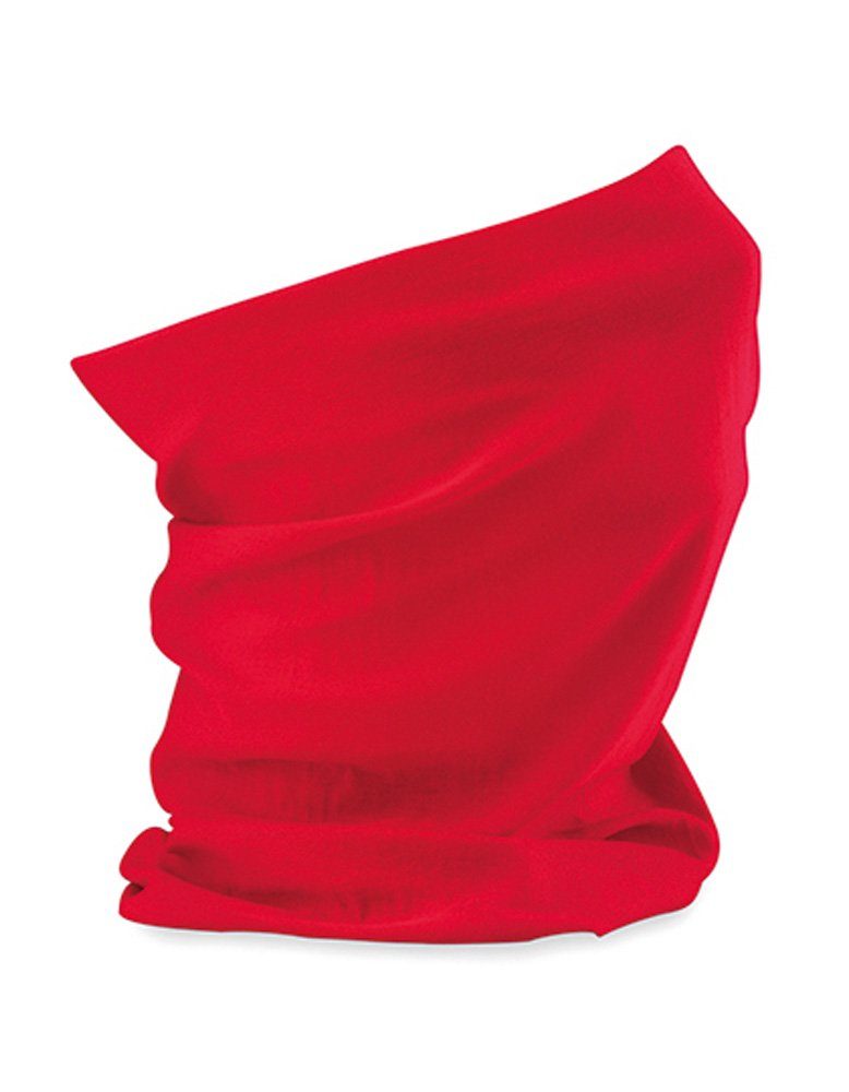 Modescout Stadler Multifunktionstuch Neckwarmer Loop Schal Schlauchschal, Atmungsaktives Gewebe Recycelter Polyester Classic Red