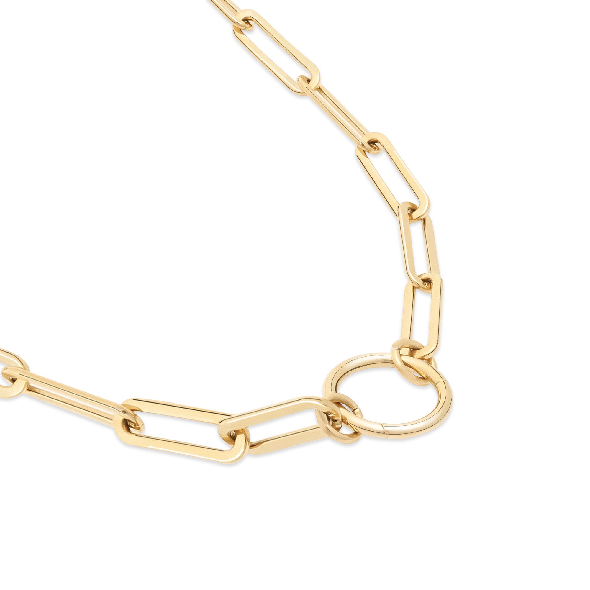 Tamaris Charm-Kette Schmuck Geschenk Edelstahl Charm Halskette The Link Chain