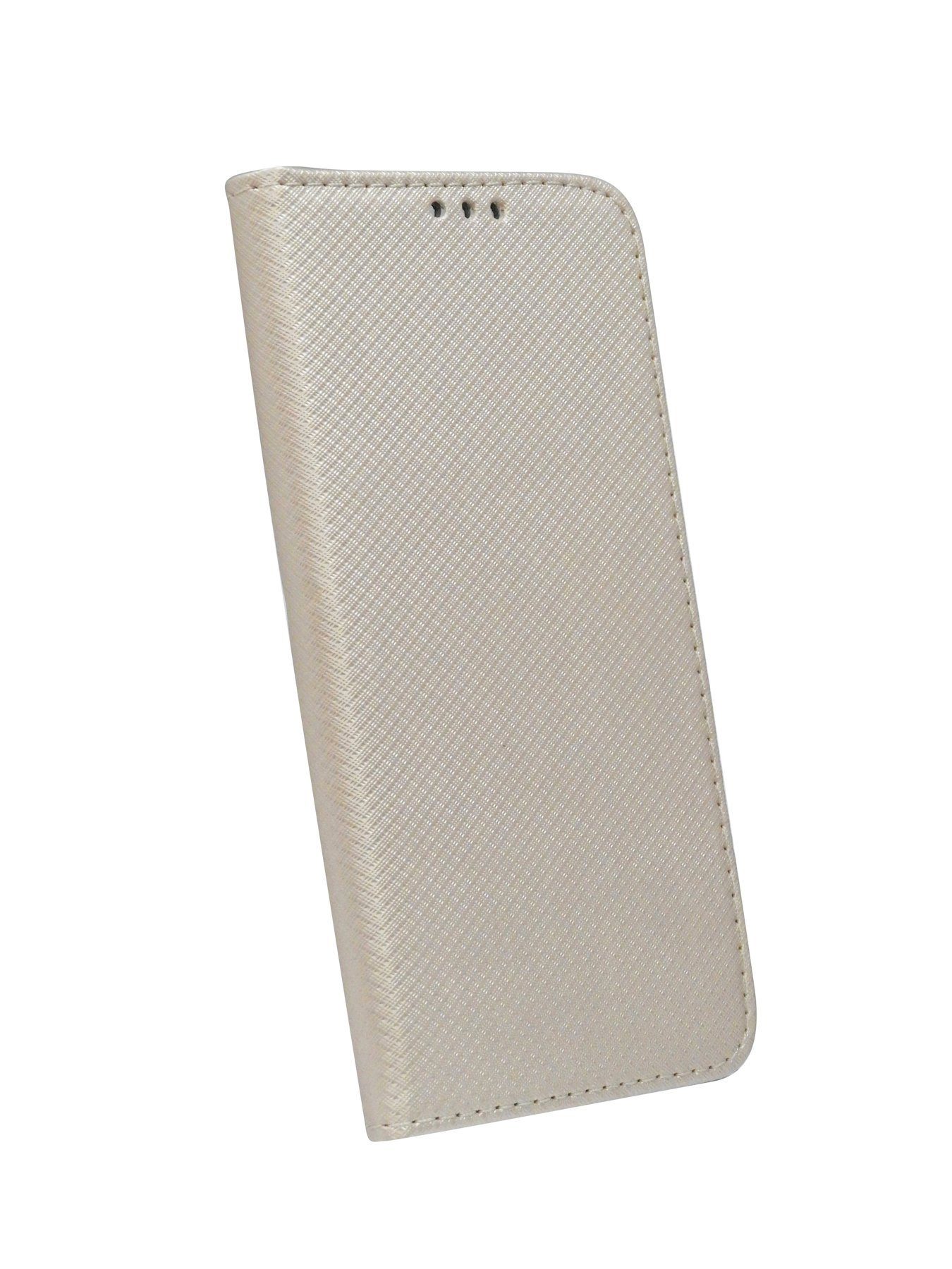 cofi1453 Standfunktion, Etui Hülle Handytasche Brieftasche Kartenfach SAMSUNG mit Gold kompatibel Tasche (A405F) Buch Handy "Smart" GALAXY A40 mit Schutzhülle