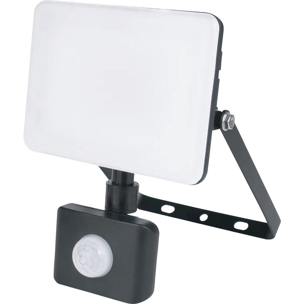 MÜLLER LICHT LED Flutlichtstrahler Müller-Licht Orlando 21600072 LED-Außenstrahler mit Bewegungsmelder 2