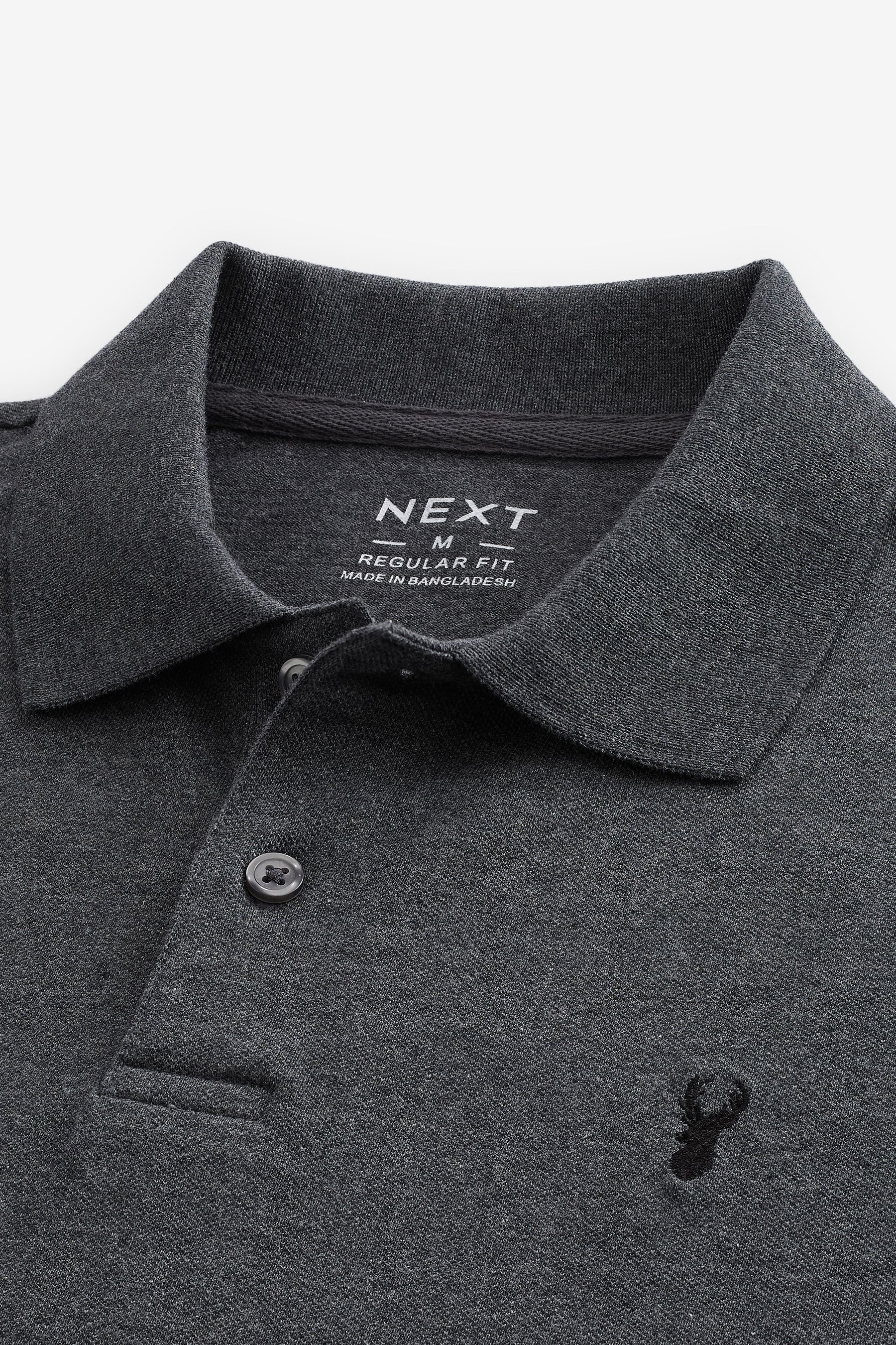 Next Langarm-Poloshirt Langärmeliges Pikee-Poloshirt (1-tlg) günstig online kaufen