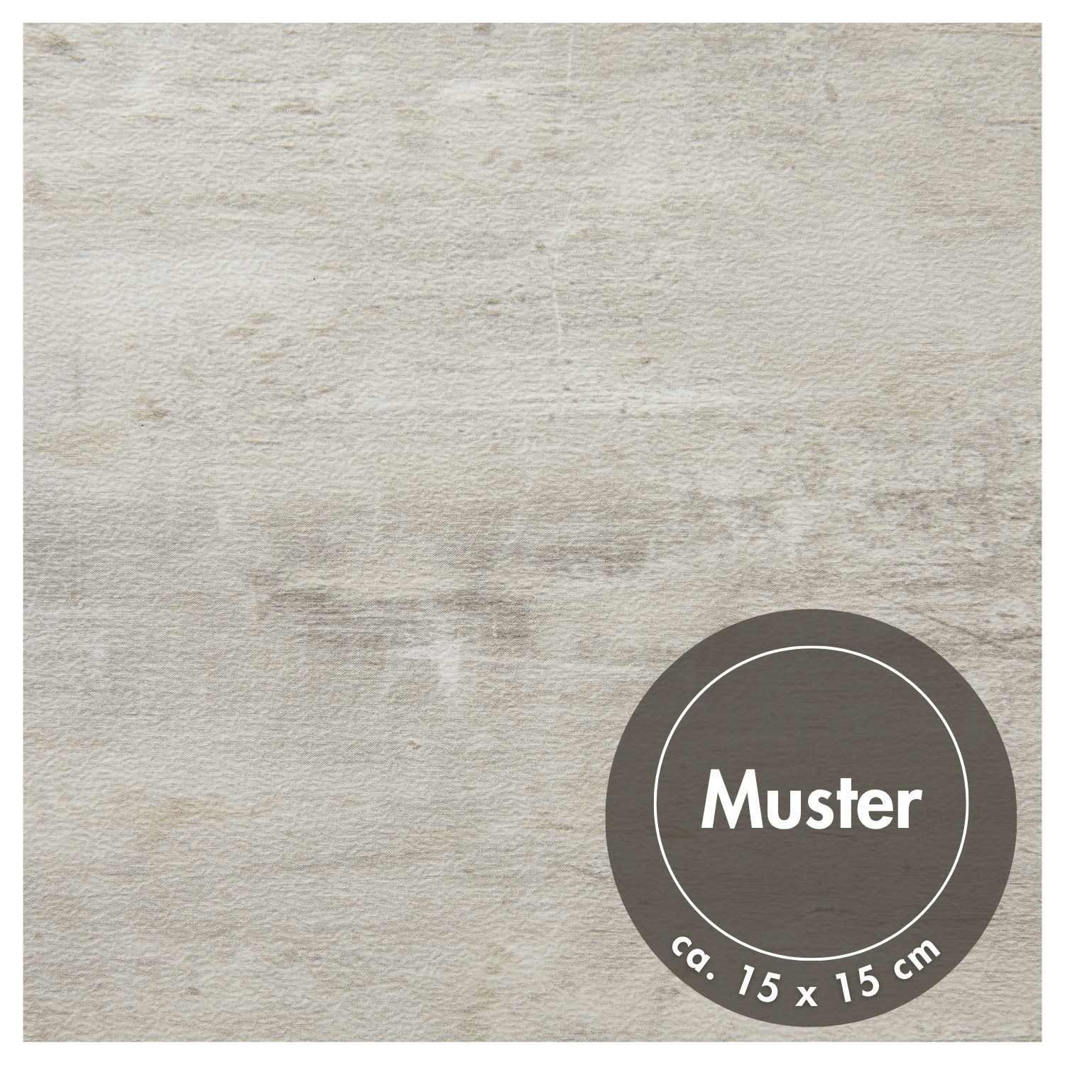 misento Designboden Vinylboden selbstklebend in Beton- und Steinoptik, 1 St., 1 Muster, PVC Bodenbelag 4,46 m², für Fußbodenheizung, Badezimmer, Wohnräume