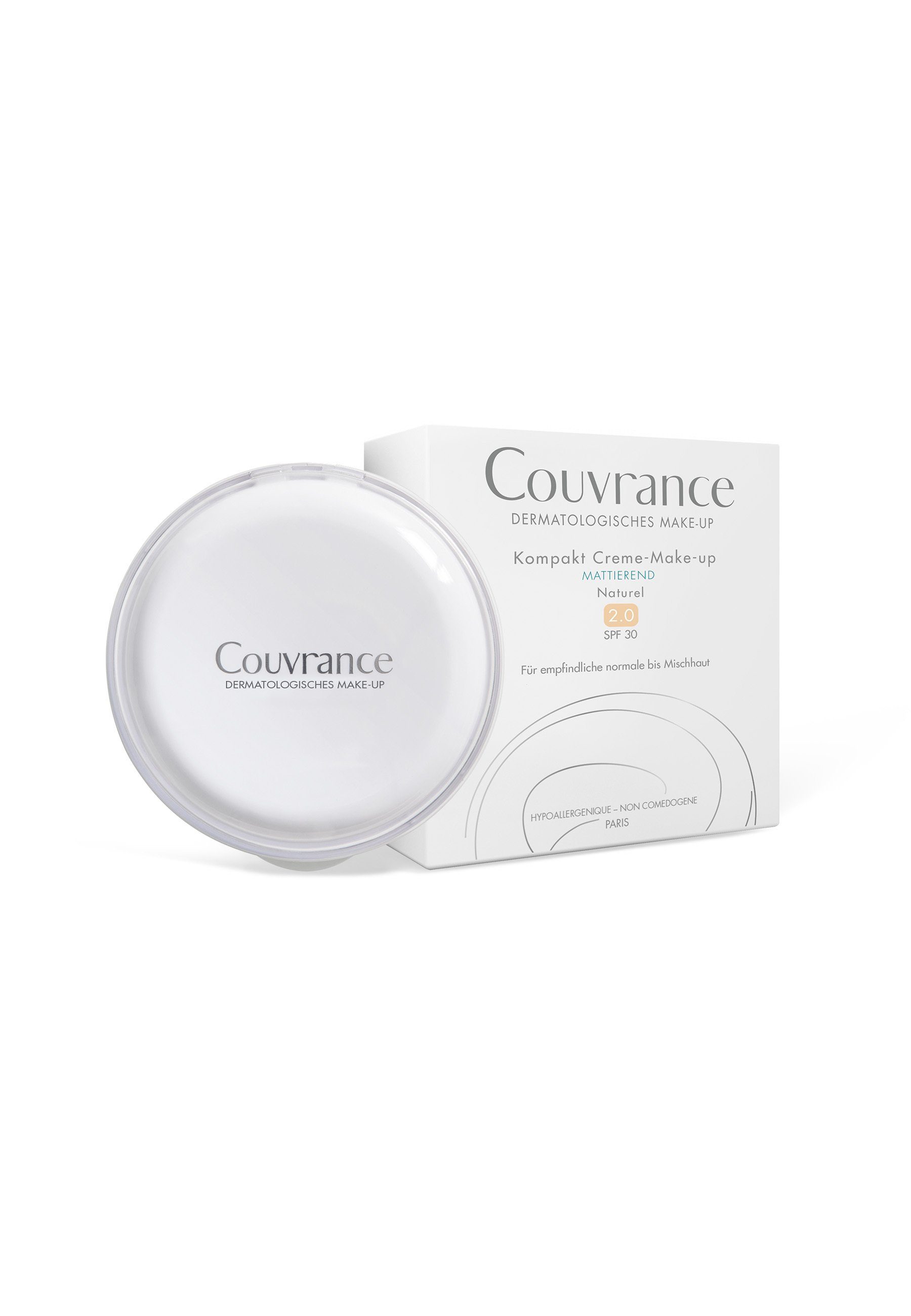 Avene Gesichtspflege Couvrance Kompakt Creme-Make-up mattierend Naturel 2.0, 1-tlg.