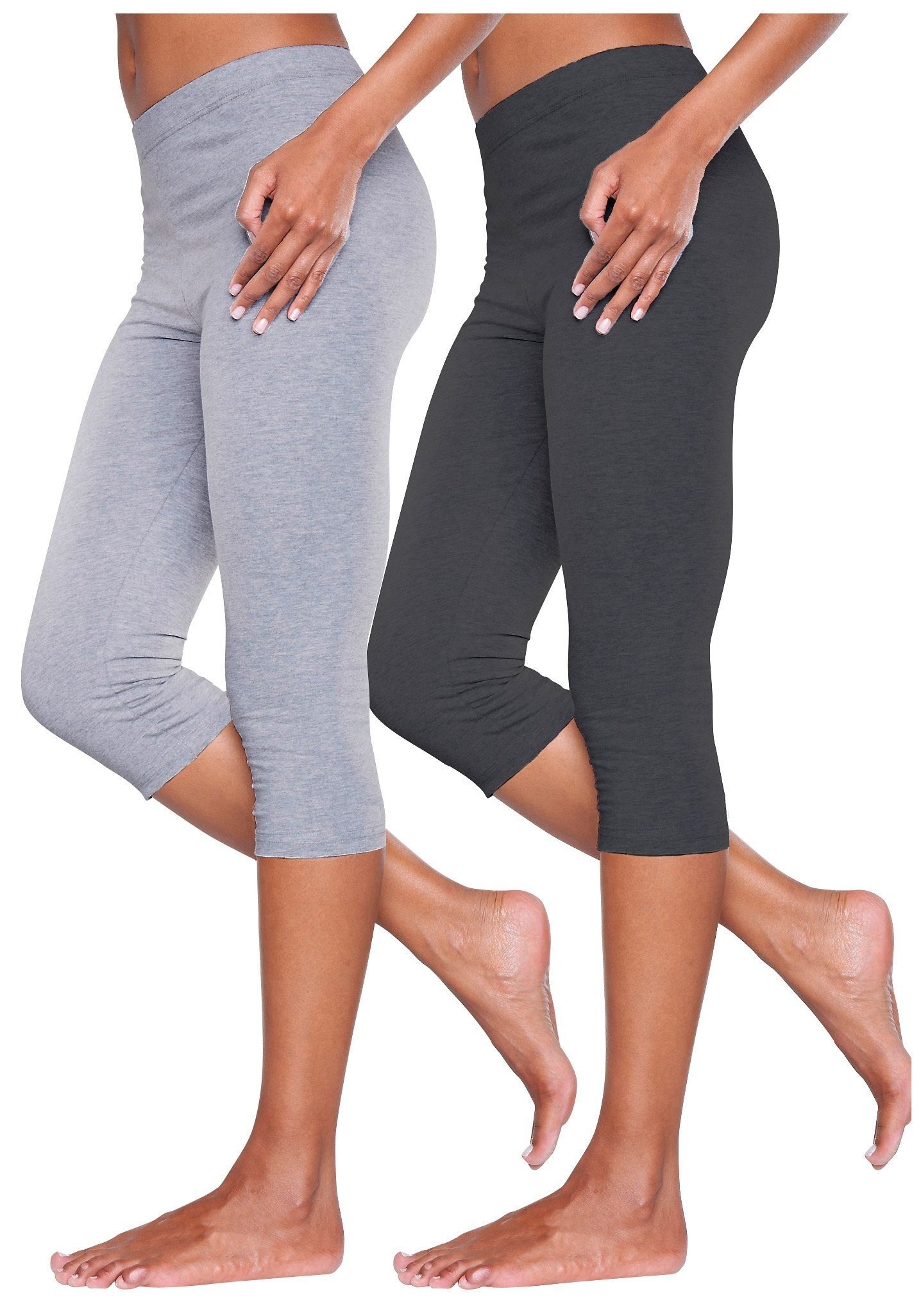 Vivance Active by Lascana Caprileggings (2er-Pack) mit Gummibund, Loungewear – Bild 3 von 5