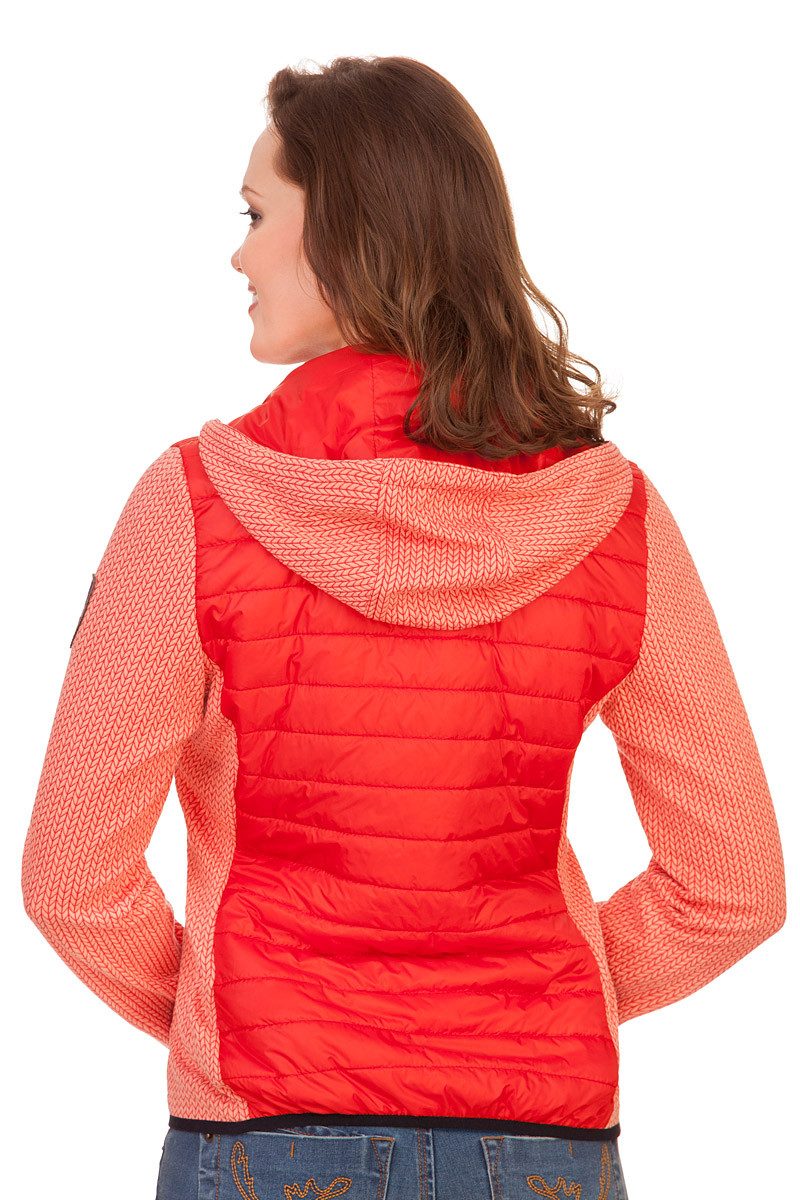 Almgwand Outdoorjacke Trachtenjacke Damen - HASELSTEIN - rot