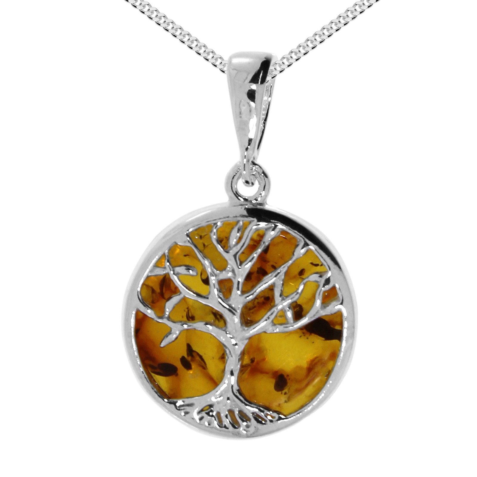 OSTSEE-SCHMUCK Kette mit Anhänger Ostsee-Schmuck Kette mit Anhänger Lebensb günstig online kaufen