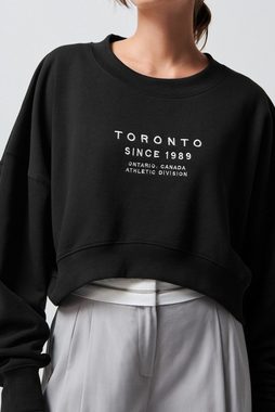 Next Sweatshirt Kurzes Sweatshirt mit Toronto City (1-tlg)