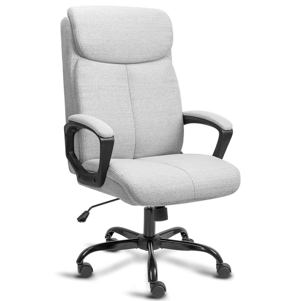 Diyarts Bürostuhl (Ergonomischer Stuhl, komfortabler Arbeitsstuhl), verstellbare Höhe- und Wippfunktion, robustes Metallgestell