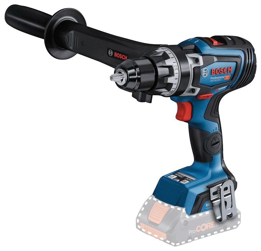 Bosch Professional Akku-Bohrschrauber GSR 18V-150 C Professional, Akku Ladegerät ohne 2200 max. U/min, und