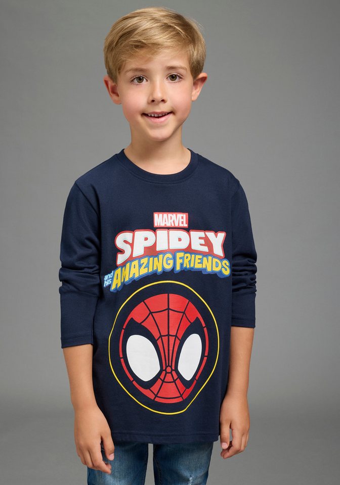 KIDSWORLD Langarmshirt SPIDEY Shirt, Disney Disney-Shirt, Basic-Passform, Langarm, mit modischem Druck