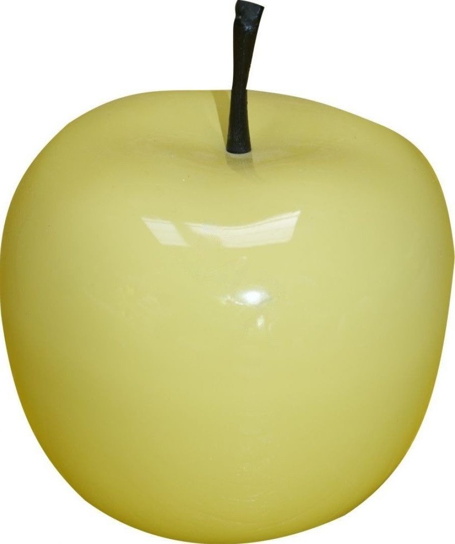 Xlmoebel Skulptur Design-Apfel-Figur aus hochwertigem Material für den Garten (Apfel Material: Kunststoff 19 x 15 cm), Hergestellt in Europa