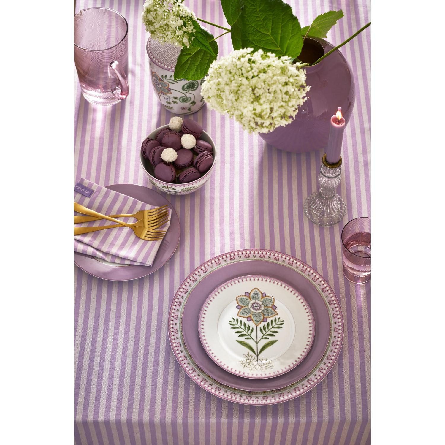 PiP Studio Geschirr-Set Frühstück-Set Lily & Lotus Lila (3-teilig)