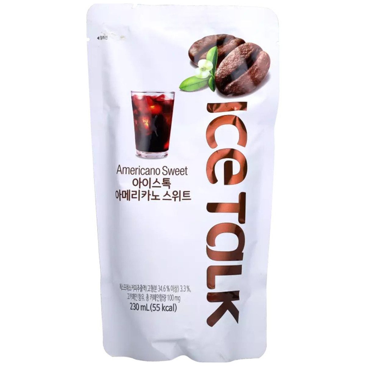 ICE TALK Kaffee, Ice Talk Americano Sweet Eis Kaffee Spezialität angenehm süß 230ml