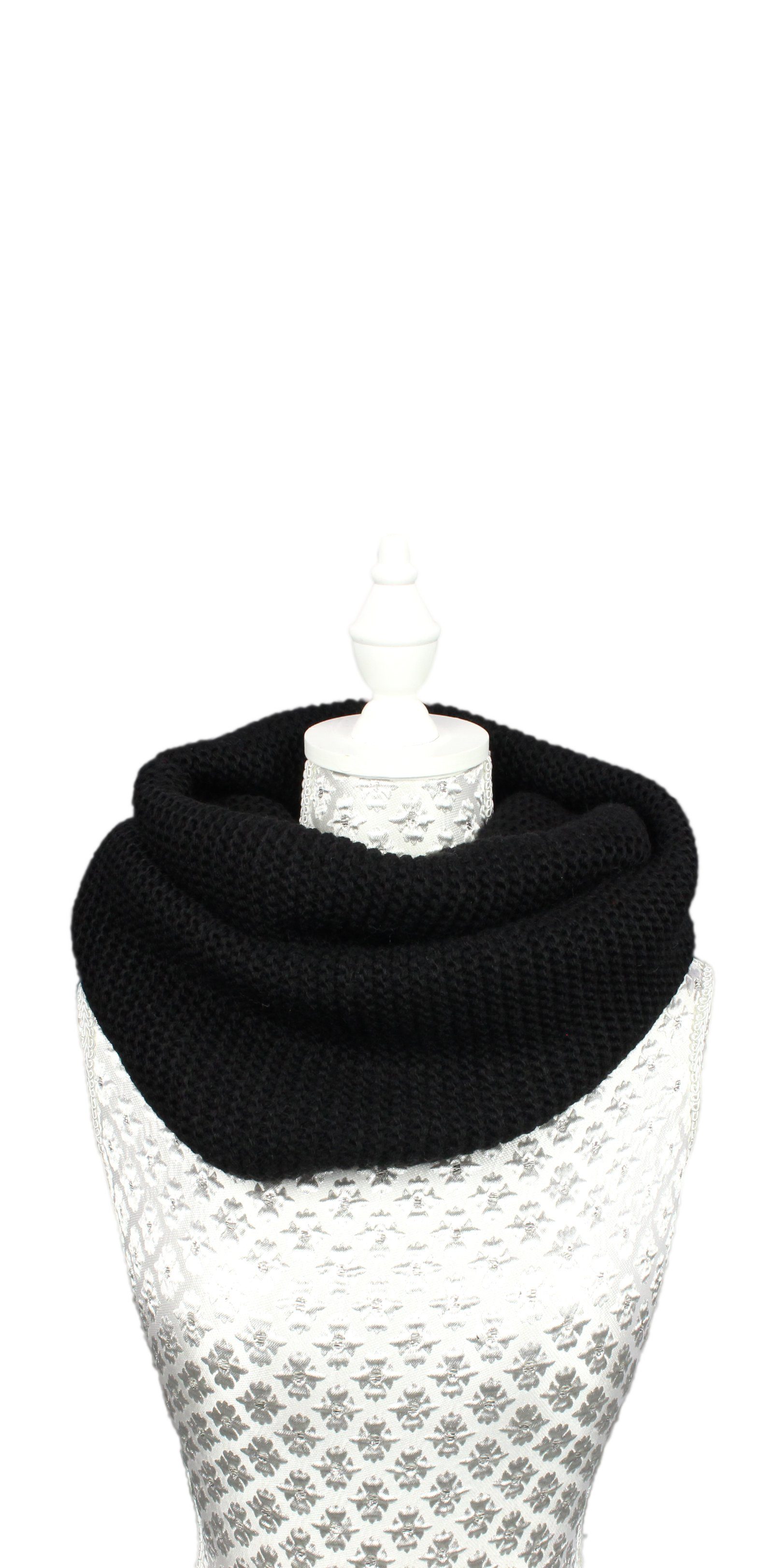 ZEBRO Strickschal Strick-Loop in Feinstrick, mit Kaschmir günstig online kaufen