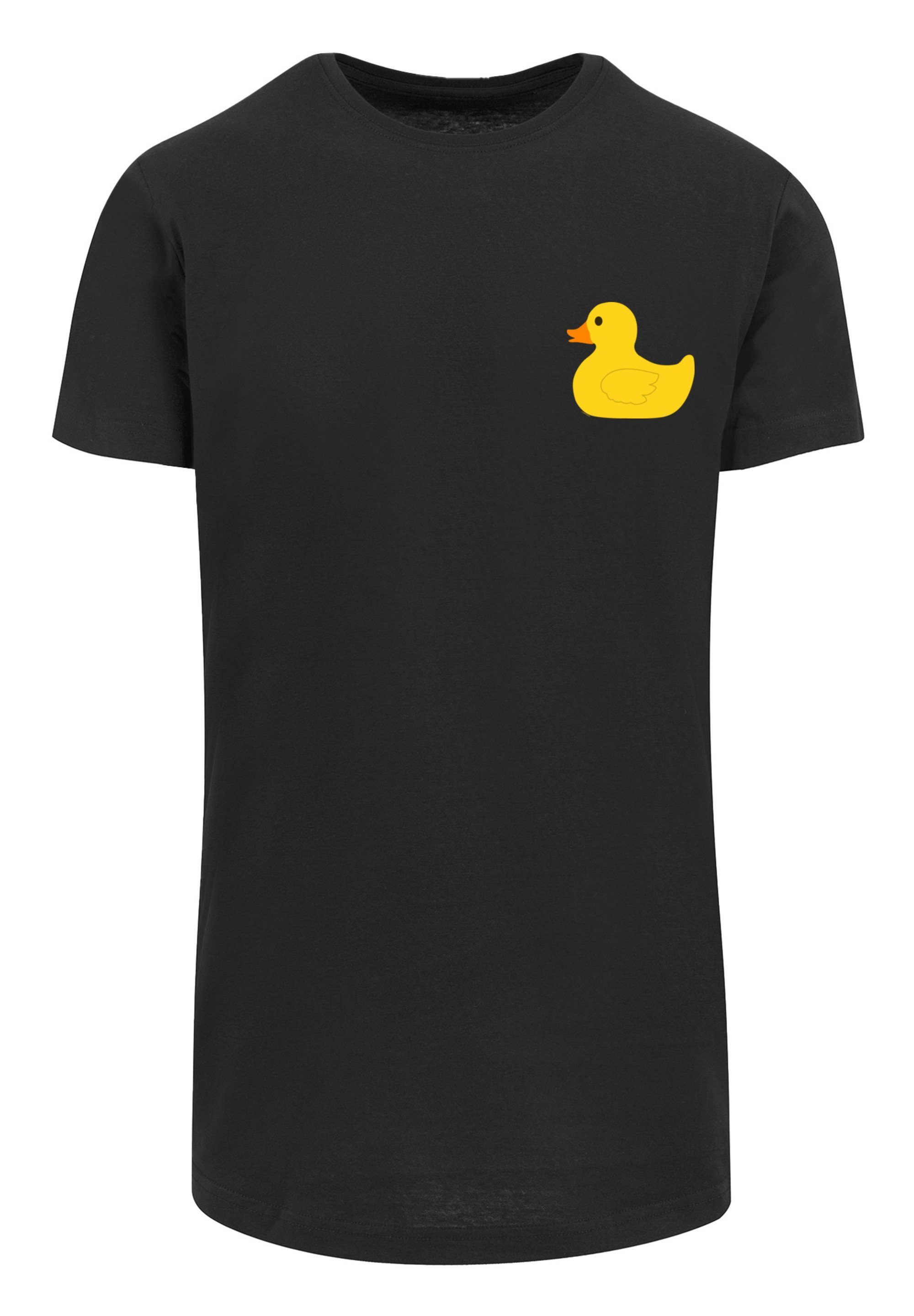 Print T-Shirt Yellow LONG F4NT4STIC Rubber Duck schwarz