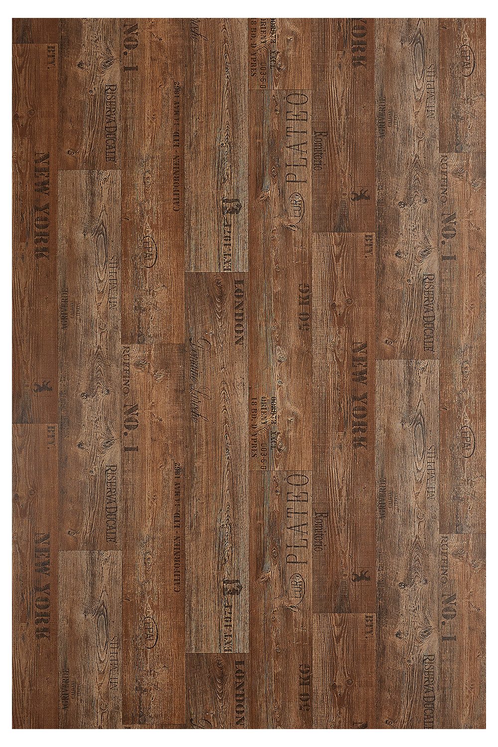 misento Виниловый ламинат Silent in Holzoptik Vintage, trittschalldämmend, für Feuchtraum- und Privatbereiche, PVC Bodenbelag Meterware 200/400 cm breit, Stärke 2,8 mm