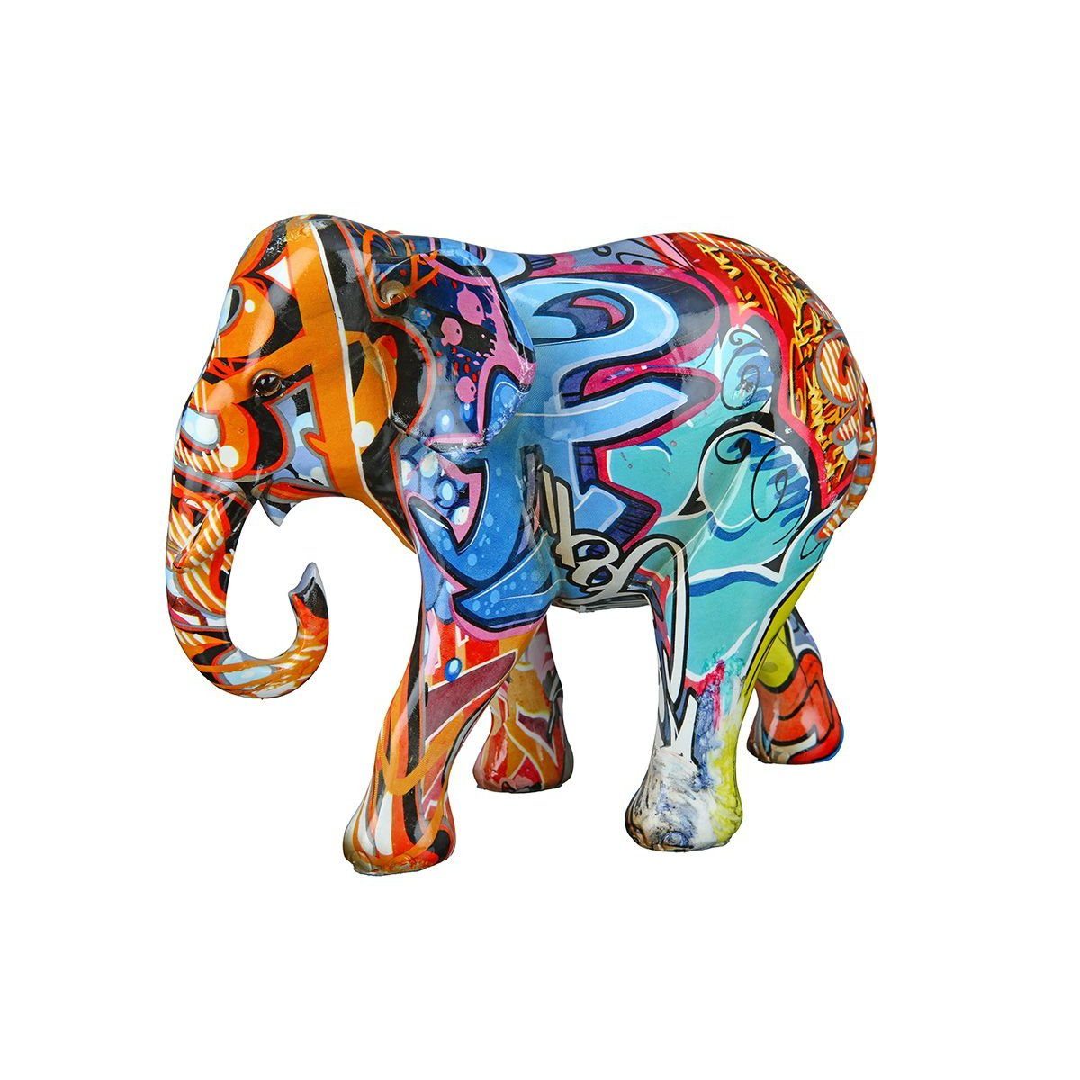 GILDE Dekofigur Indoor - Art Elefanten Set 2-tlg. Street Gilde